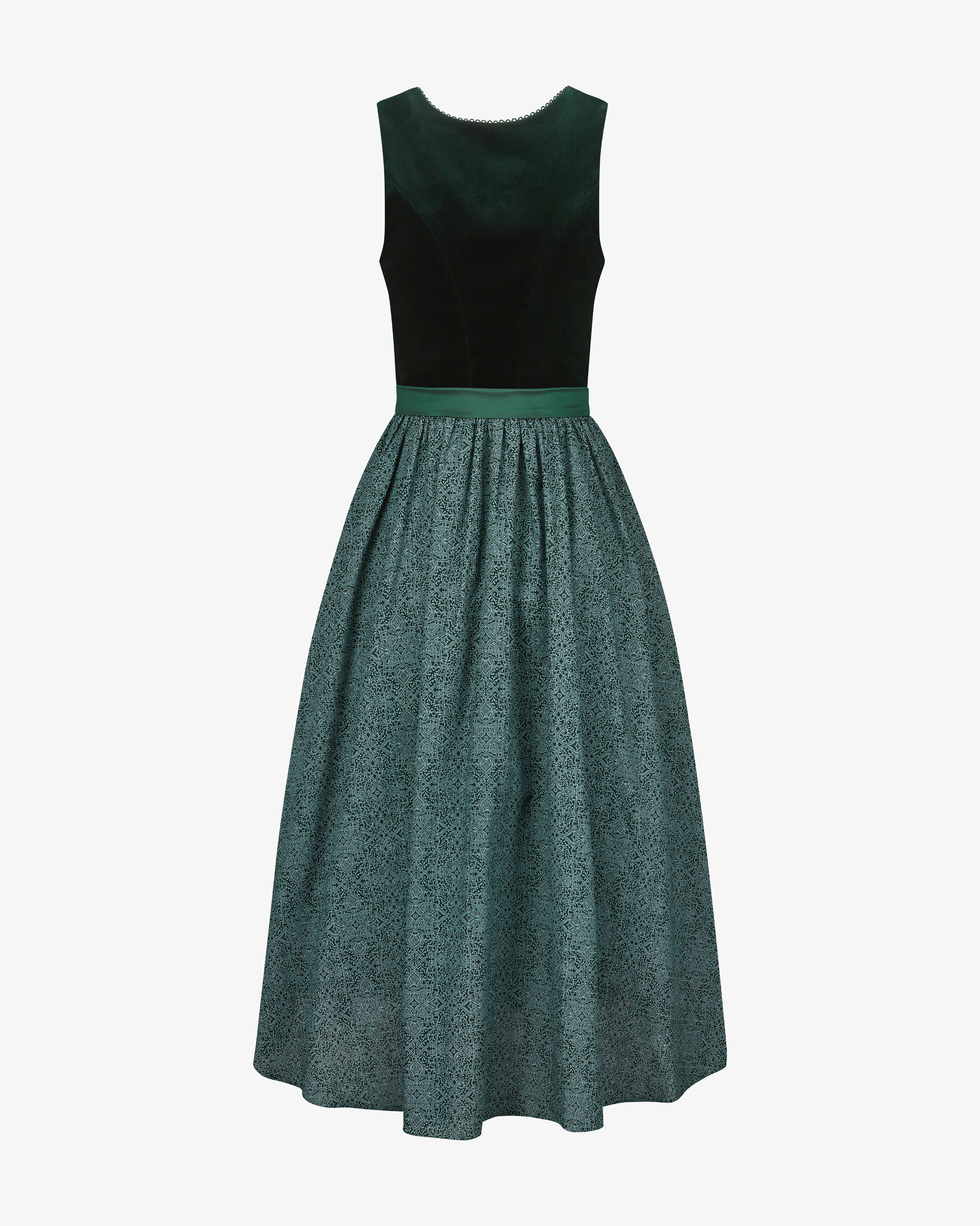 Wiesndirndl lang mit Schürze 