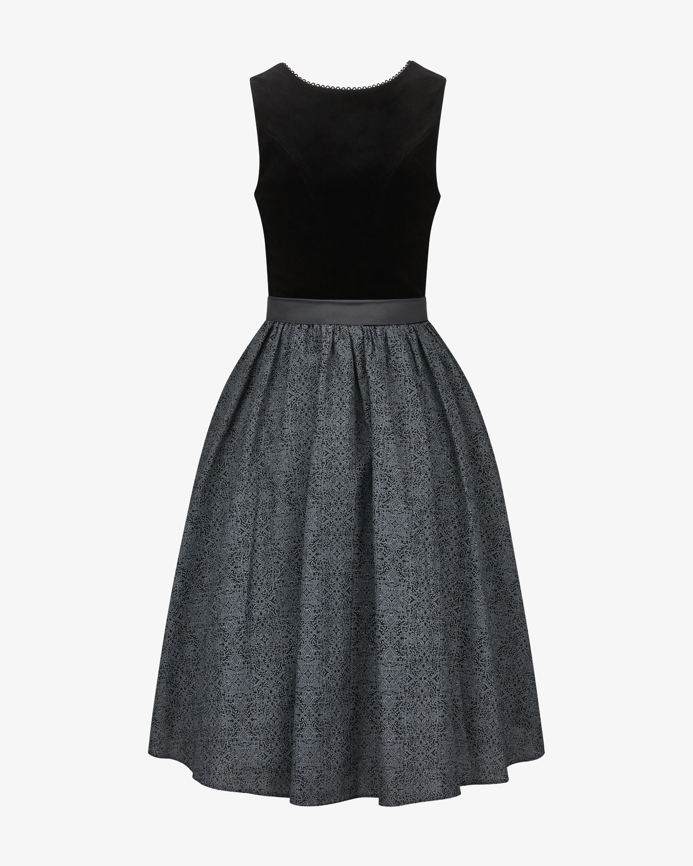 Midi-Wiesndirndl mit Schürze