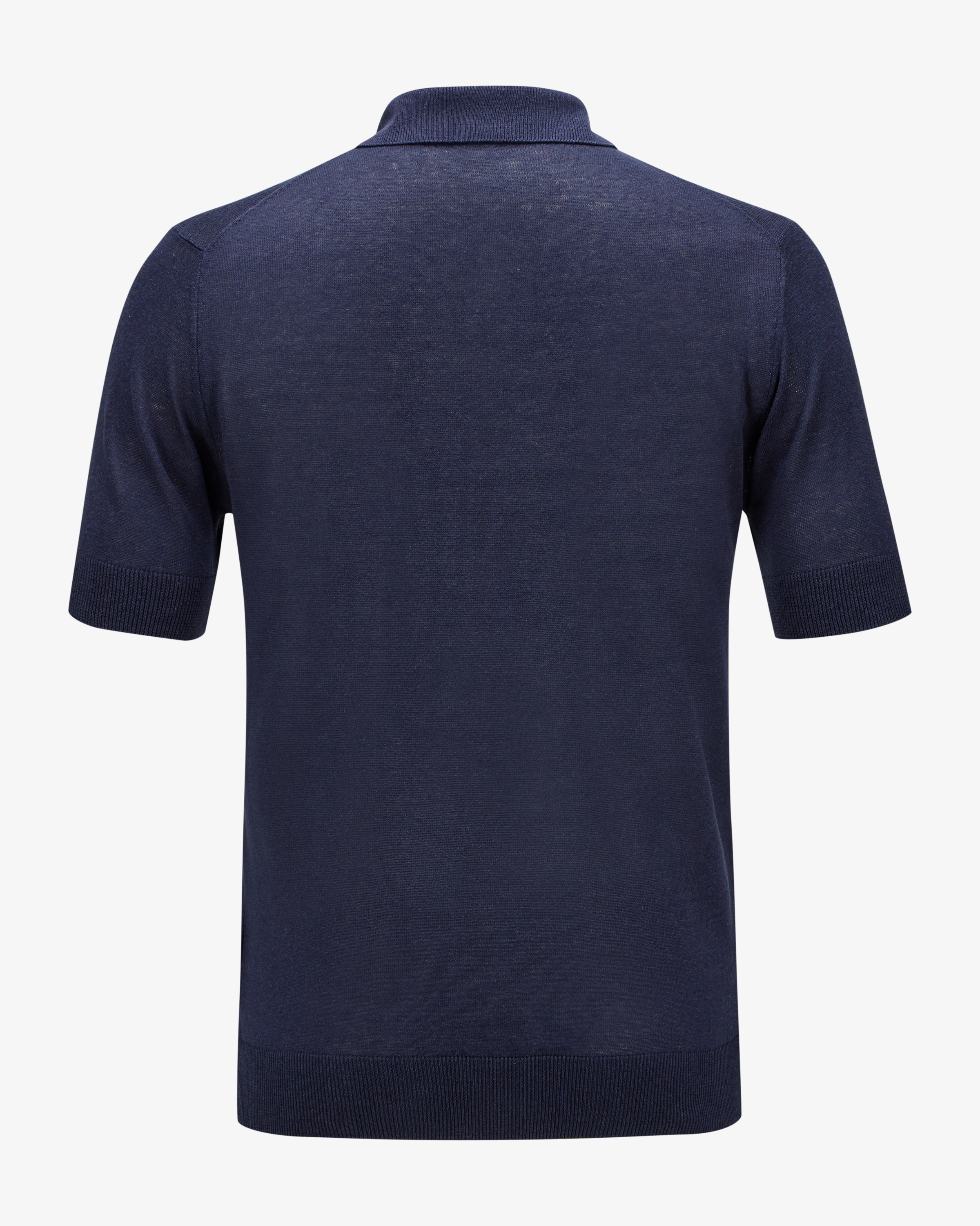 Seiden-Leinen-Poloshirt