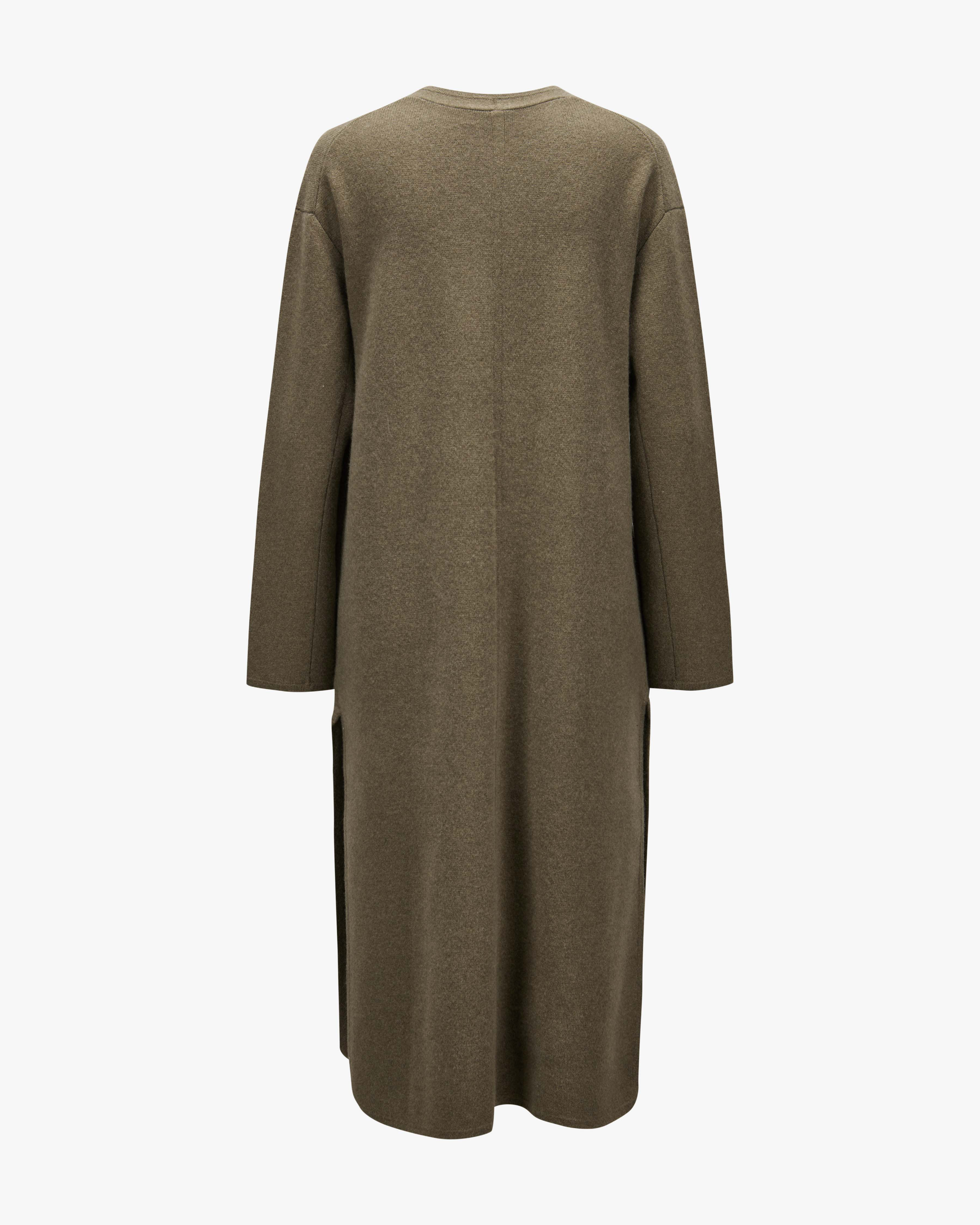 Strickmantel aus Wolle und Cashmere