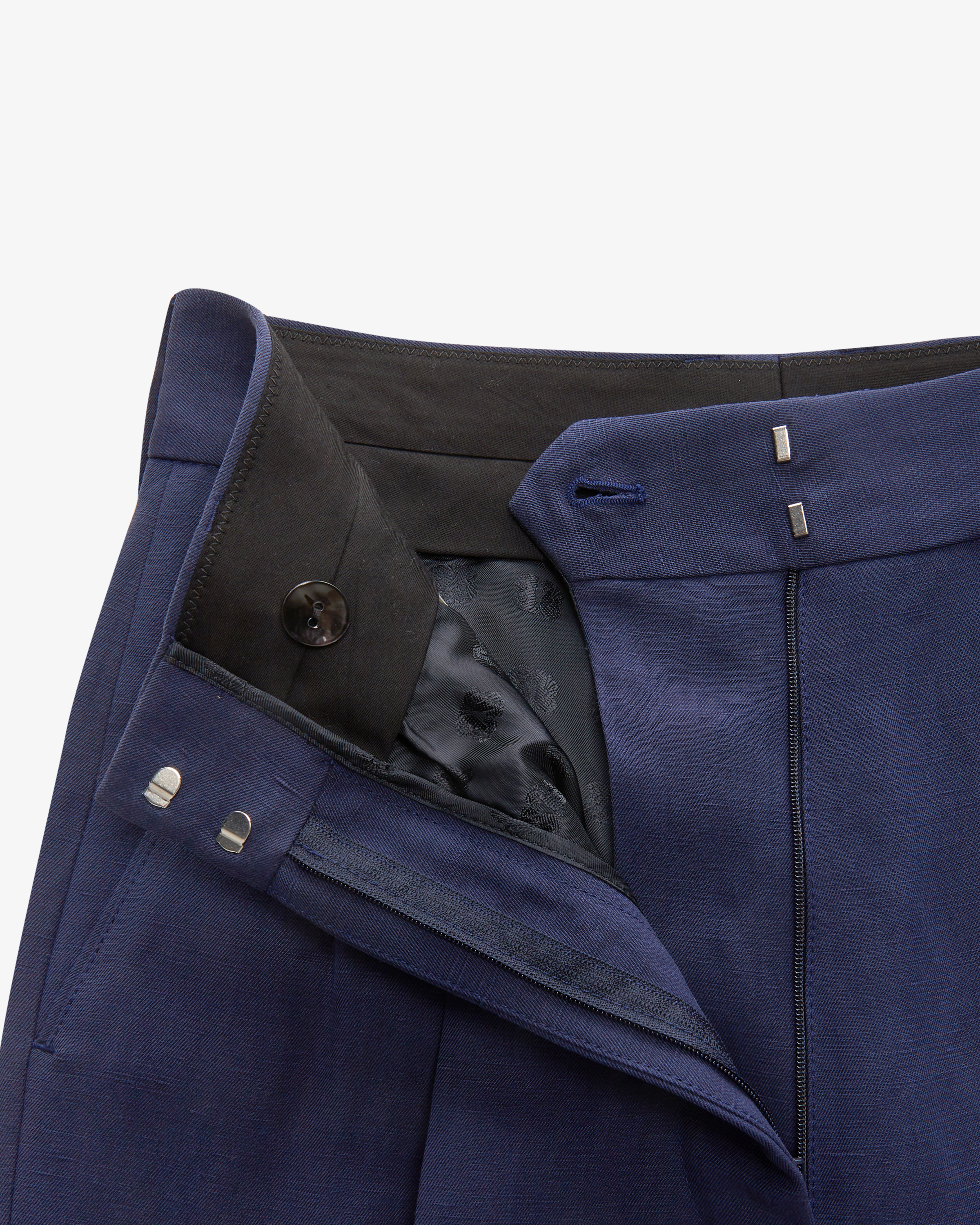 Savannah Fox Hose aus Leinen und Seide 