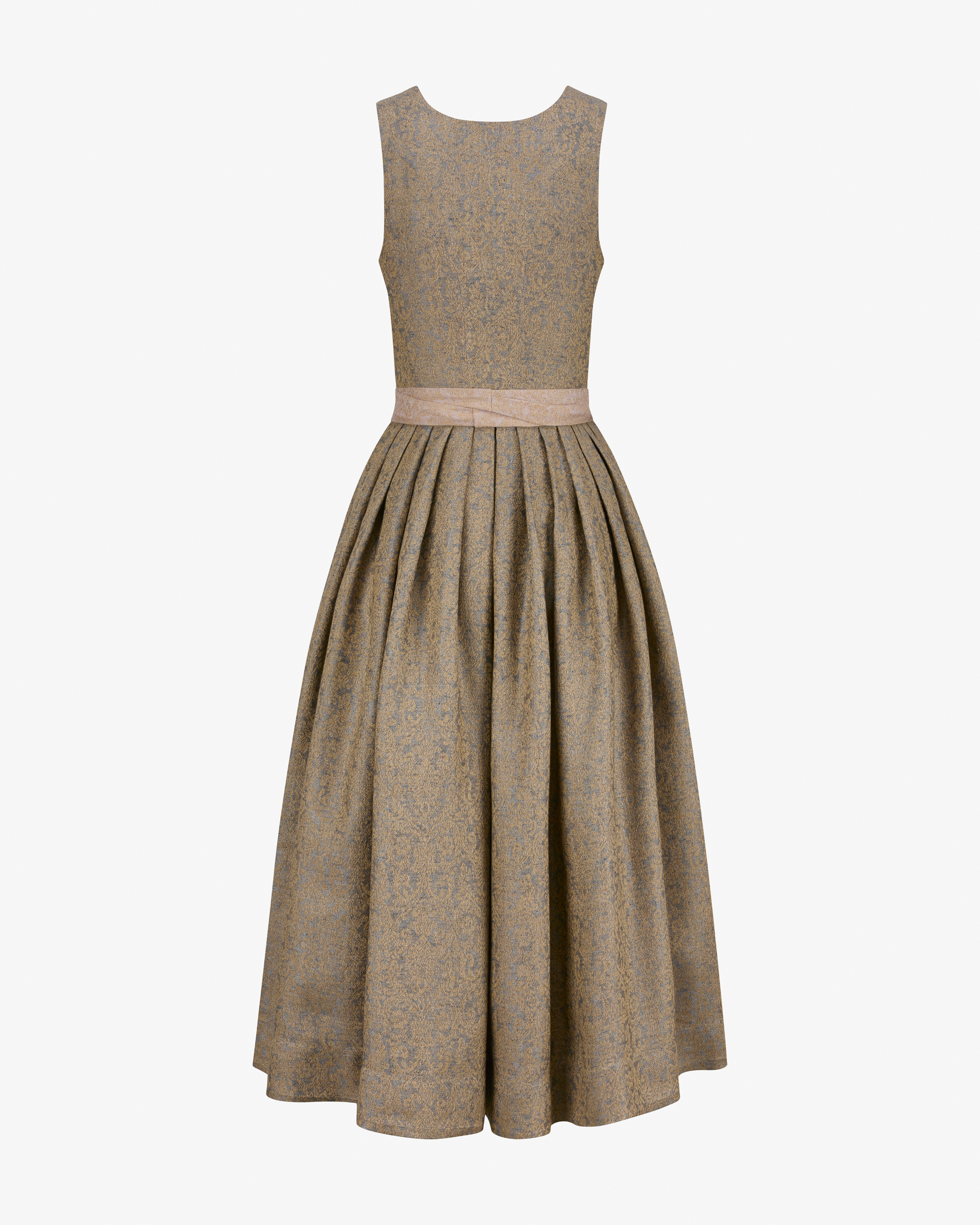 Babette Leinendirndl lang mit Schürze