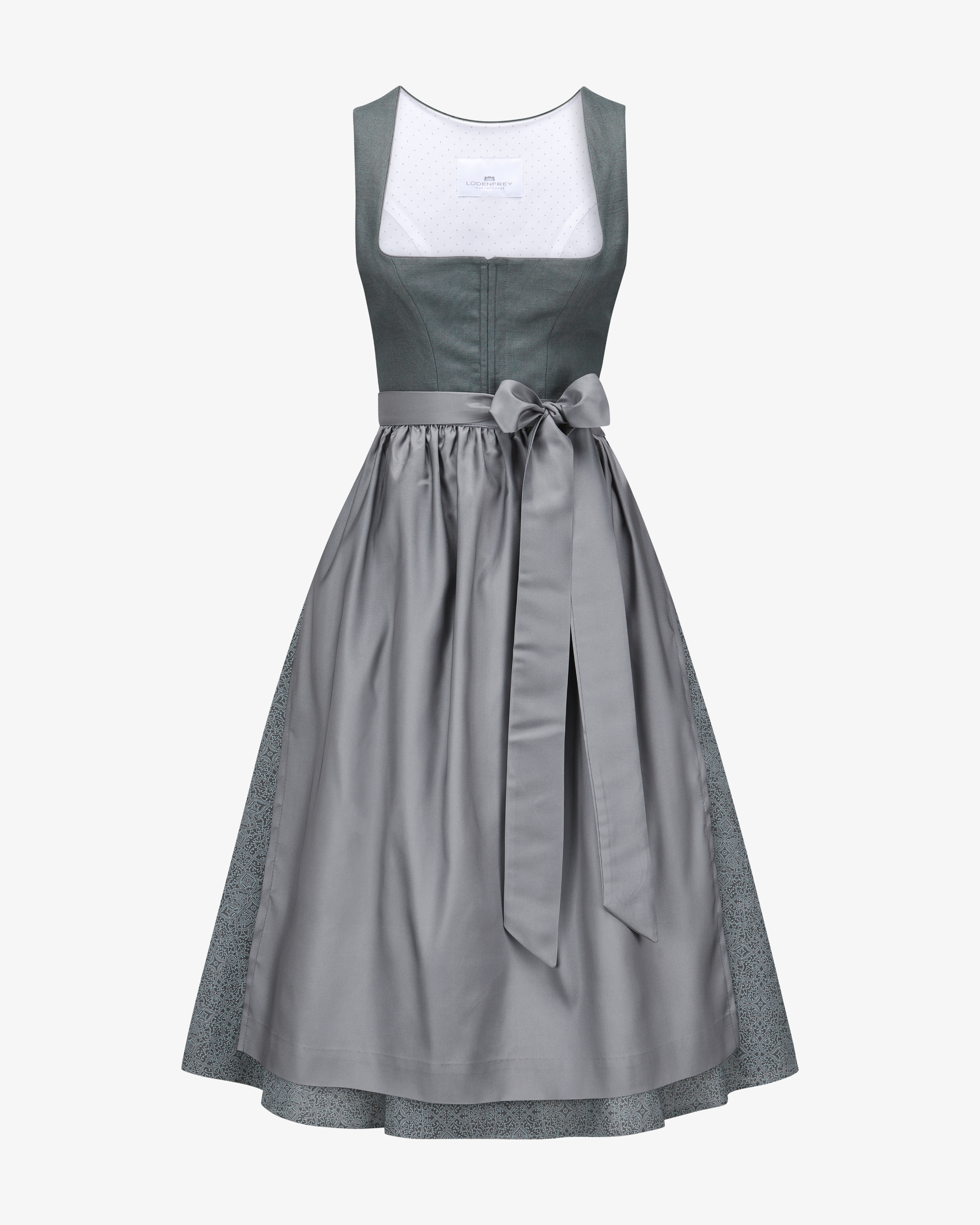 Midi-Wiesndirndl mit Schürze
