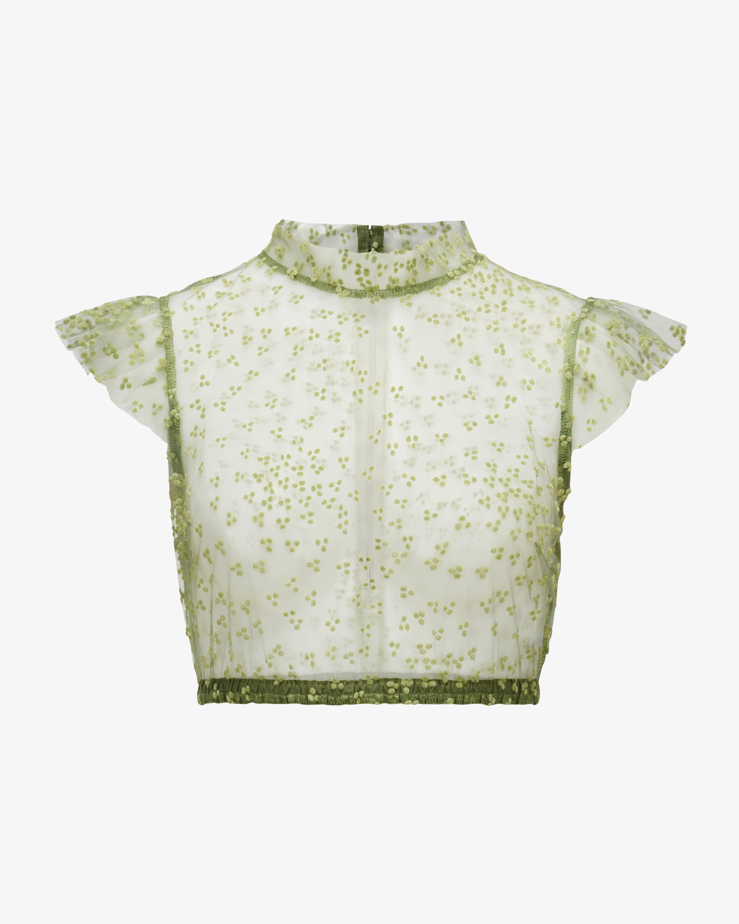 Dirndlbluse Heiki semi-transparent