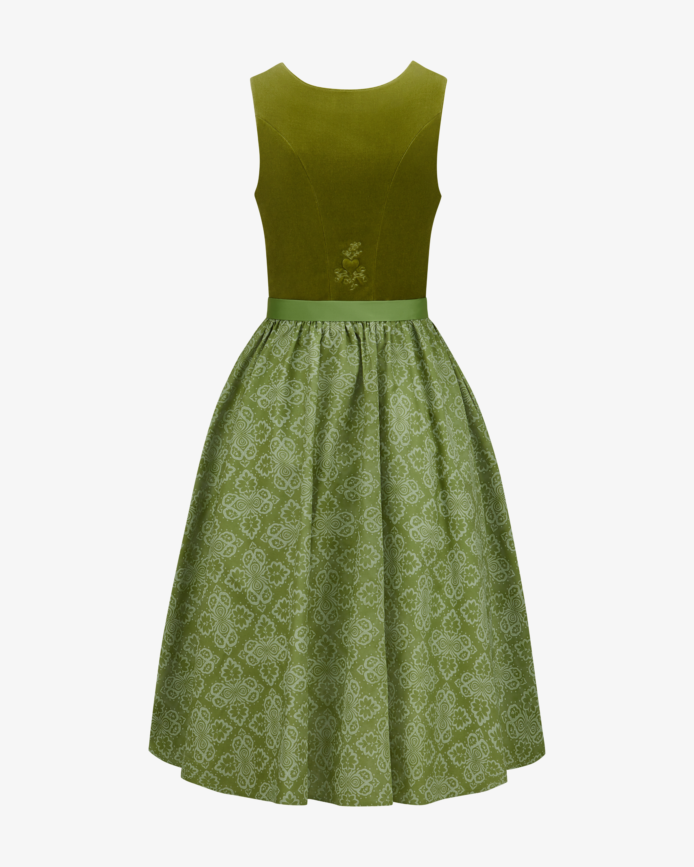 Midi-Wiesndirndl mit Schürze