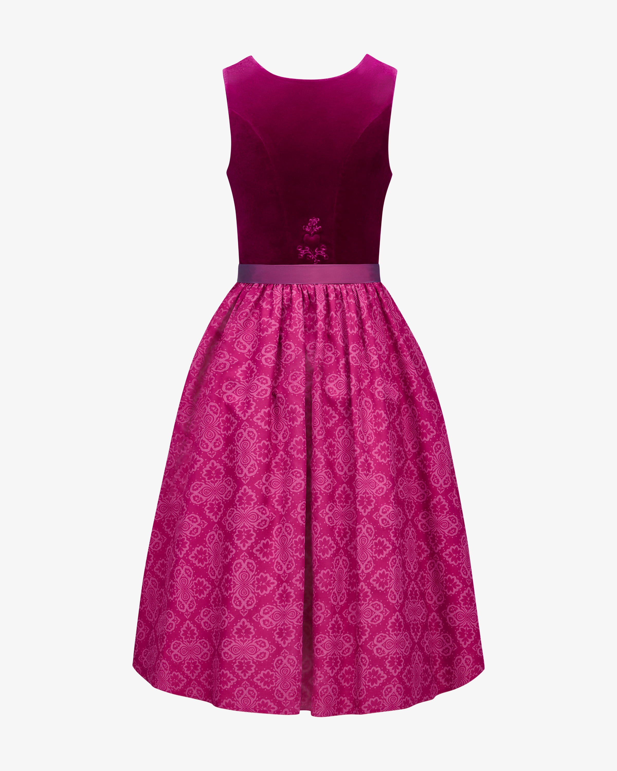 Midi-Wiesndirndl mit Schürze