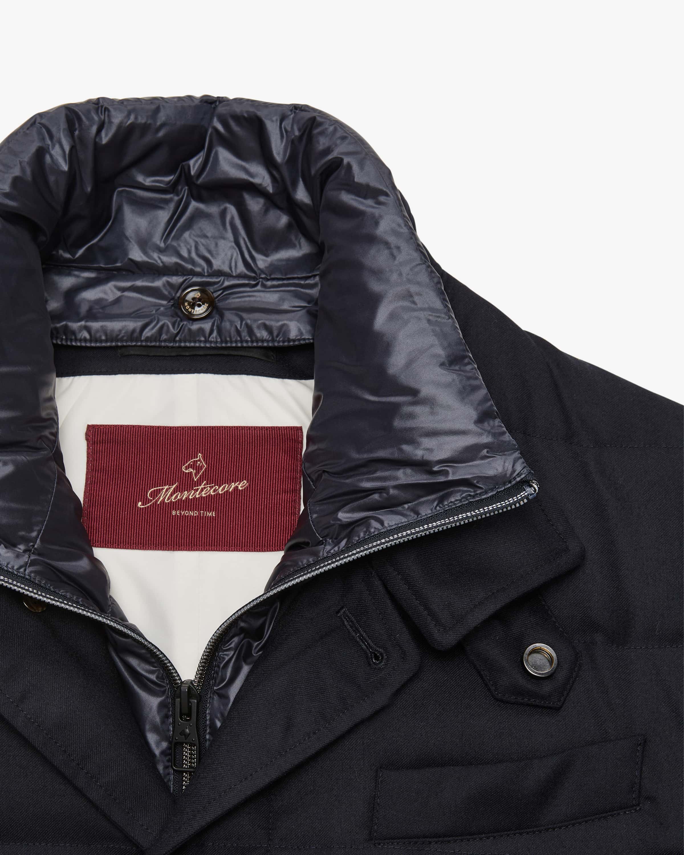 Daunen-Wolljacke 