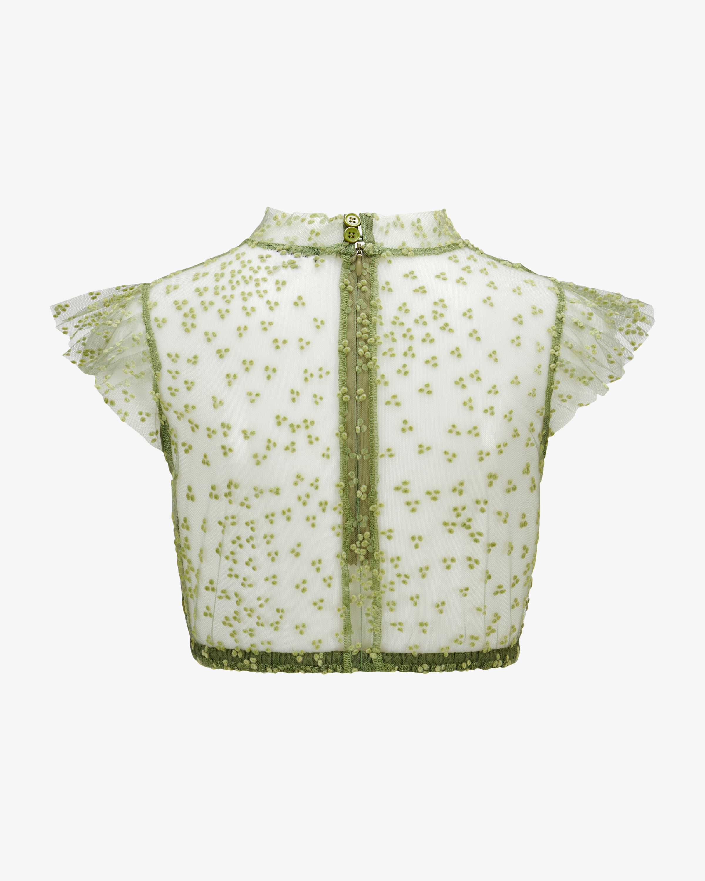 Dirndlbluse Heiki semi-transparent