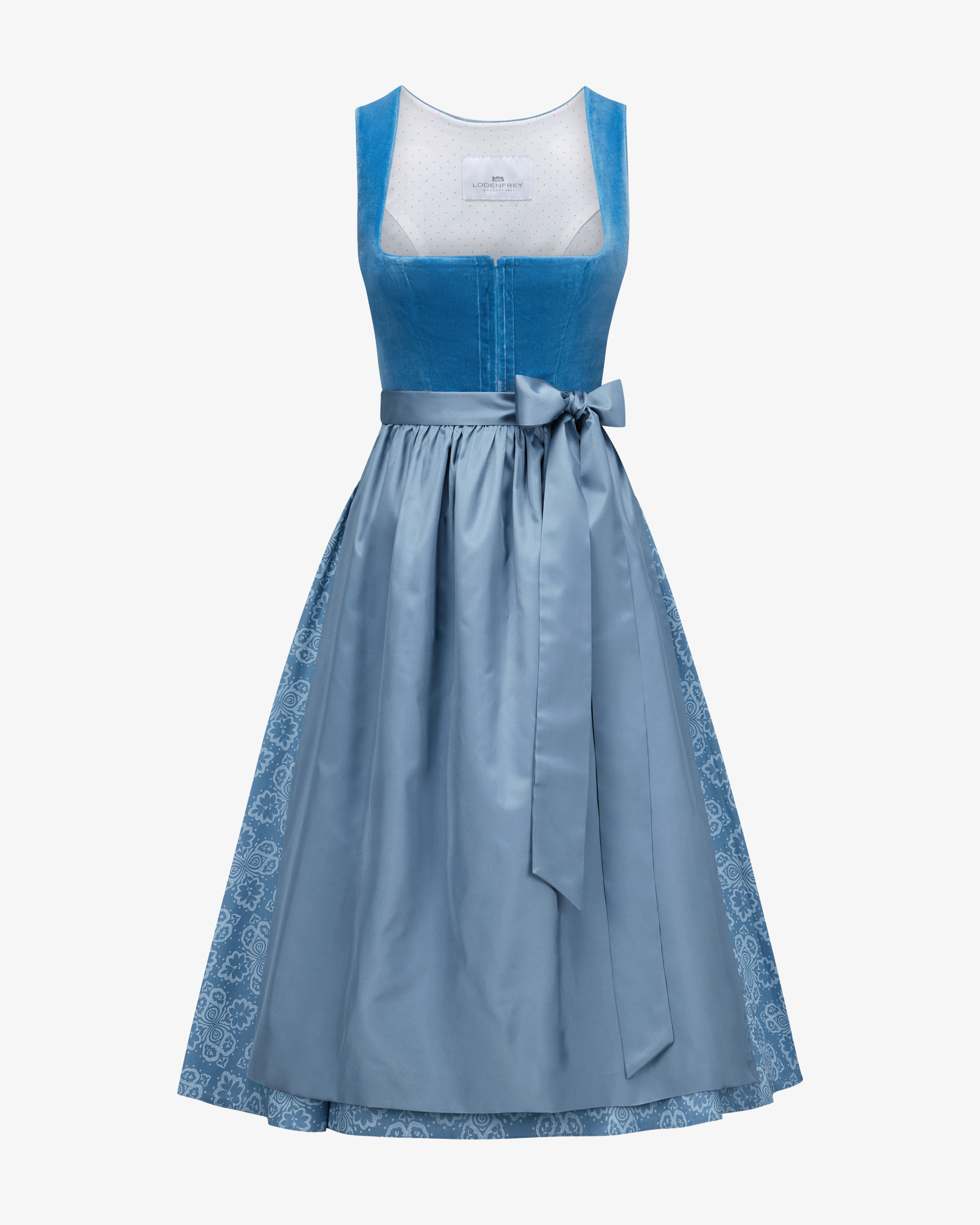 Midi-Wiesndirndl mit Schürze