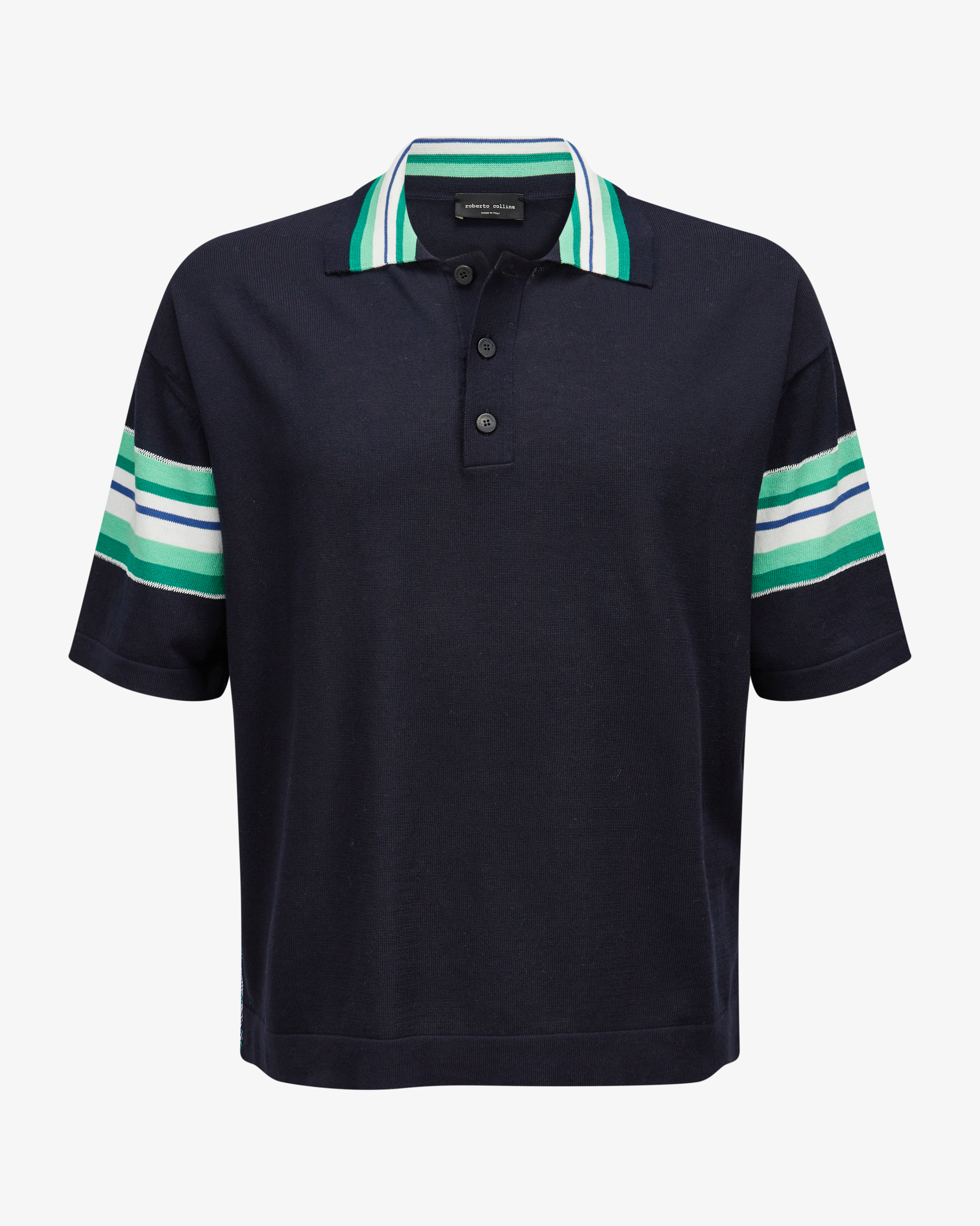 Strick-Poloshirt
