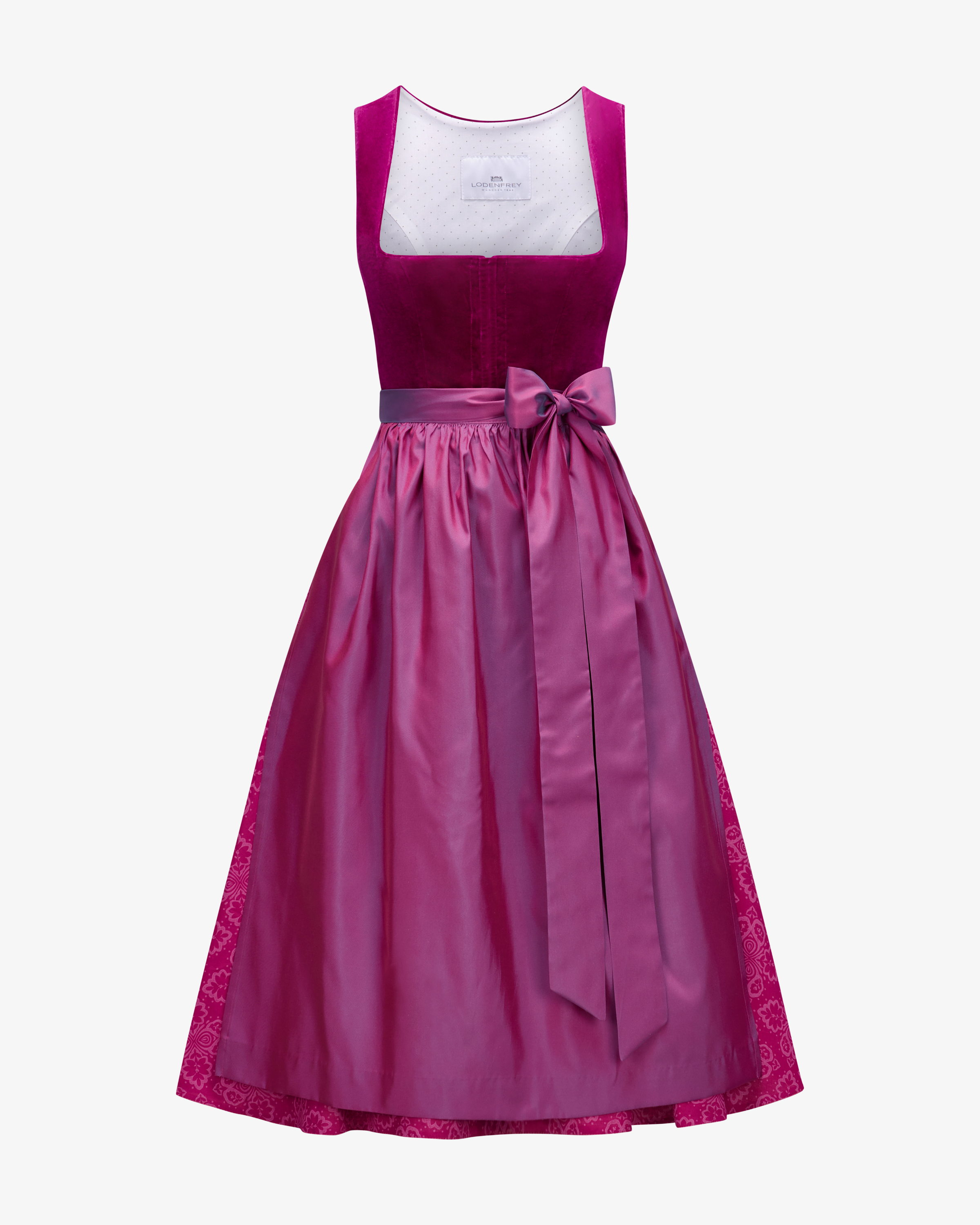 Midi-Wiesndirndl mit Schürze