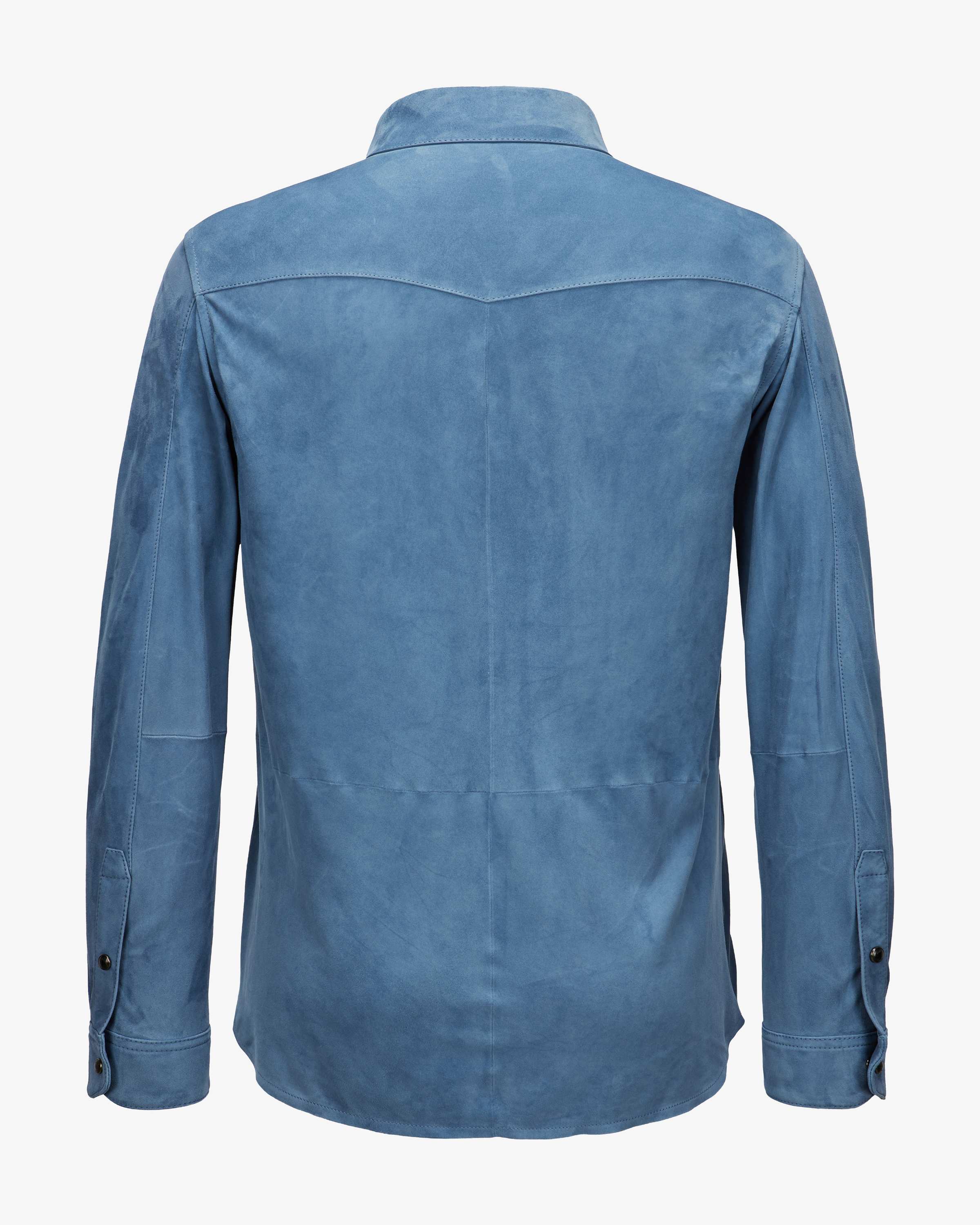 Leder-Shirtjacket 