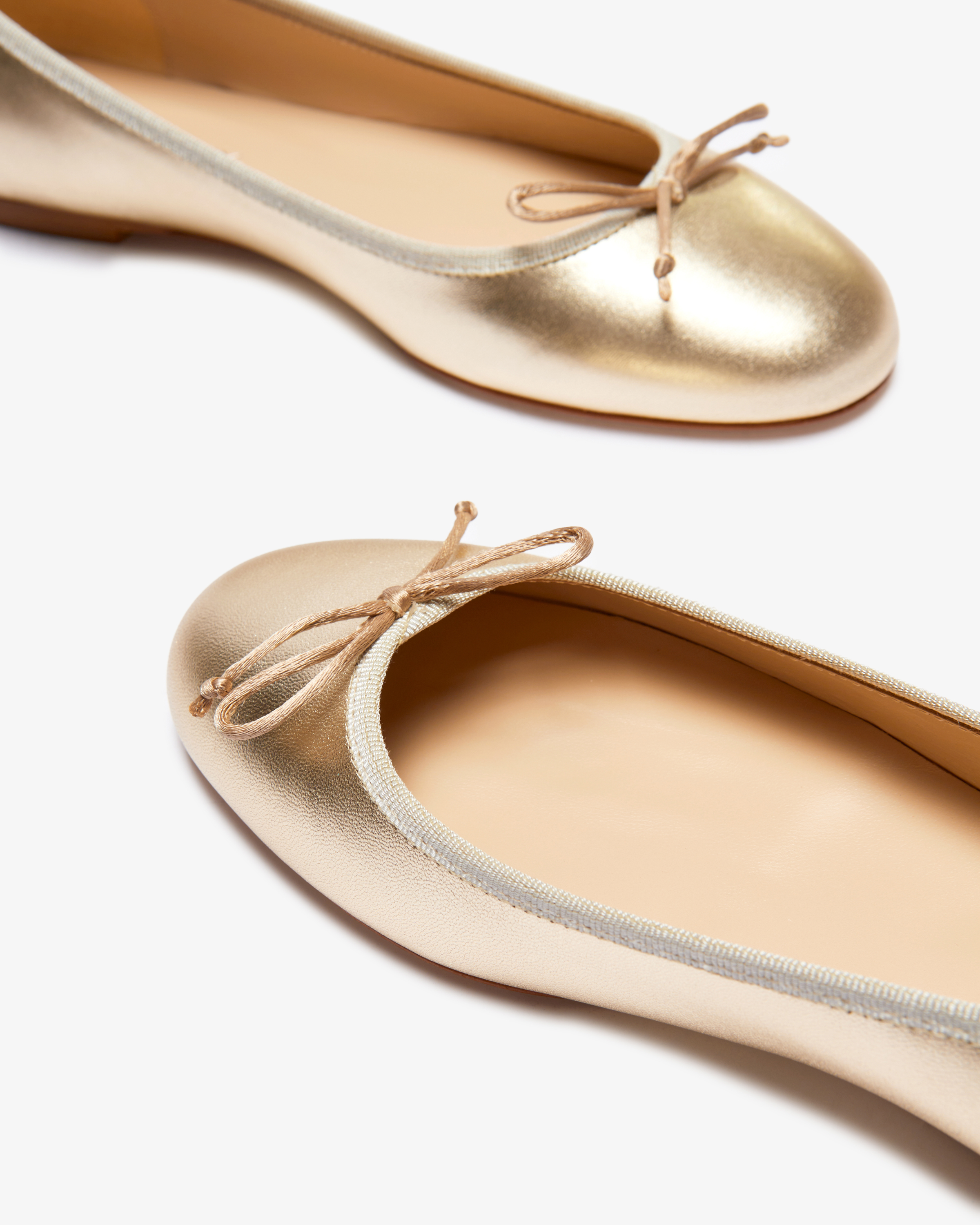 Pirlo Metallic Ballerinas 