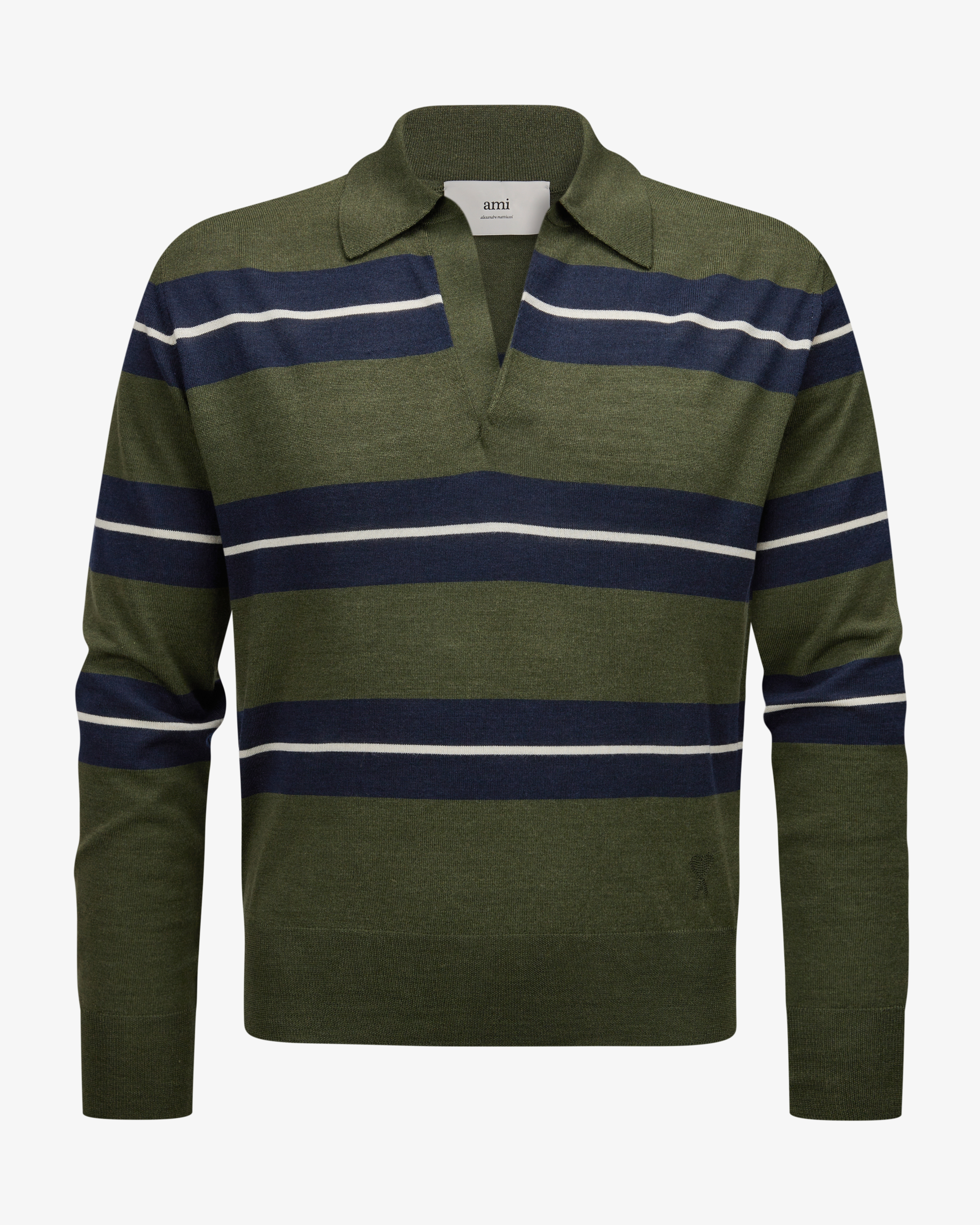 Langarm-Strickpolo