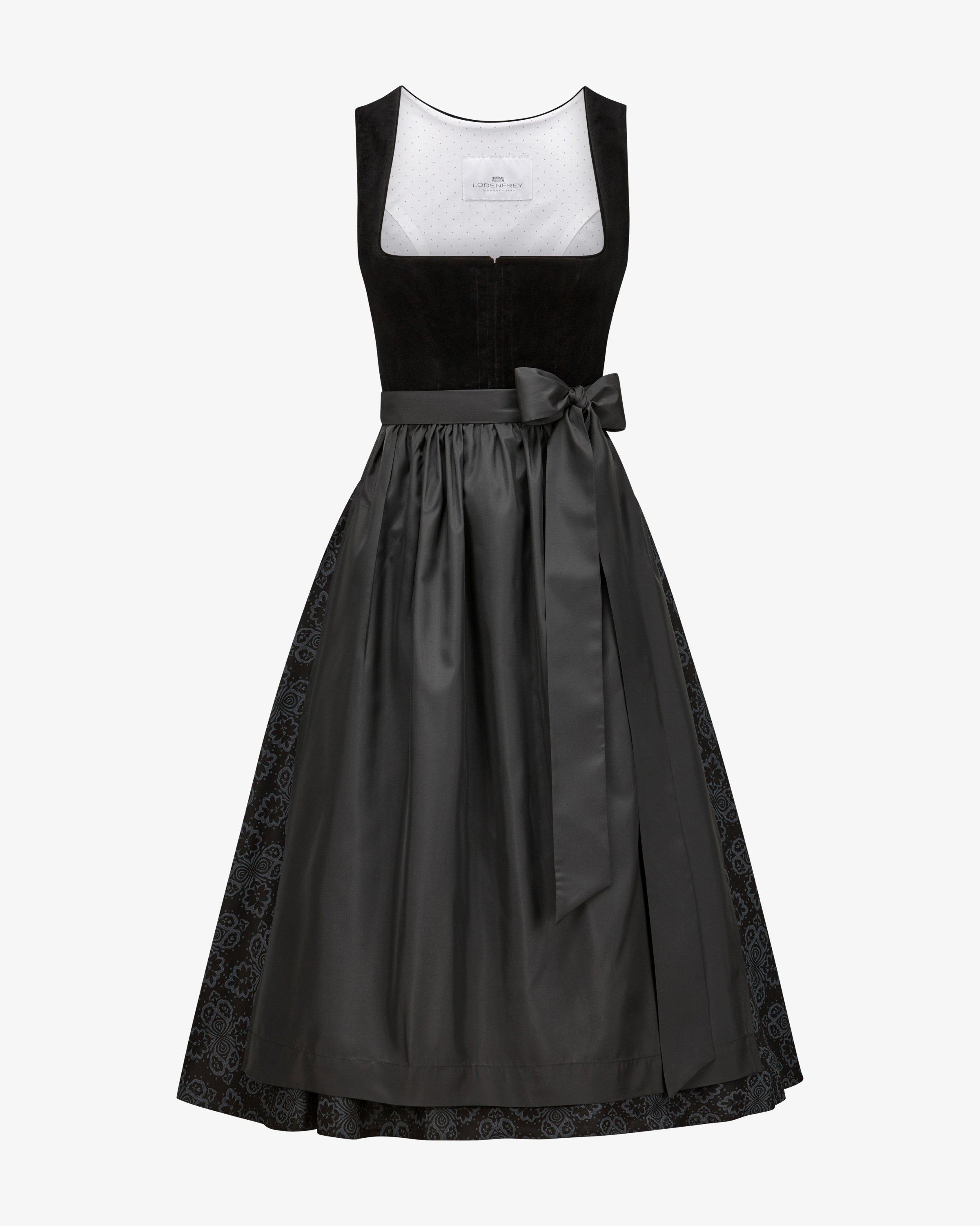 Midi-Wiesndirndl mit Schürze