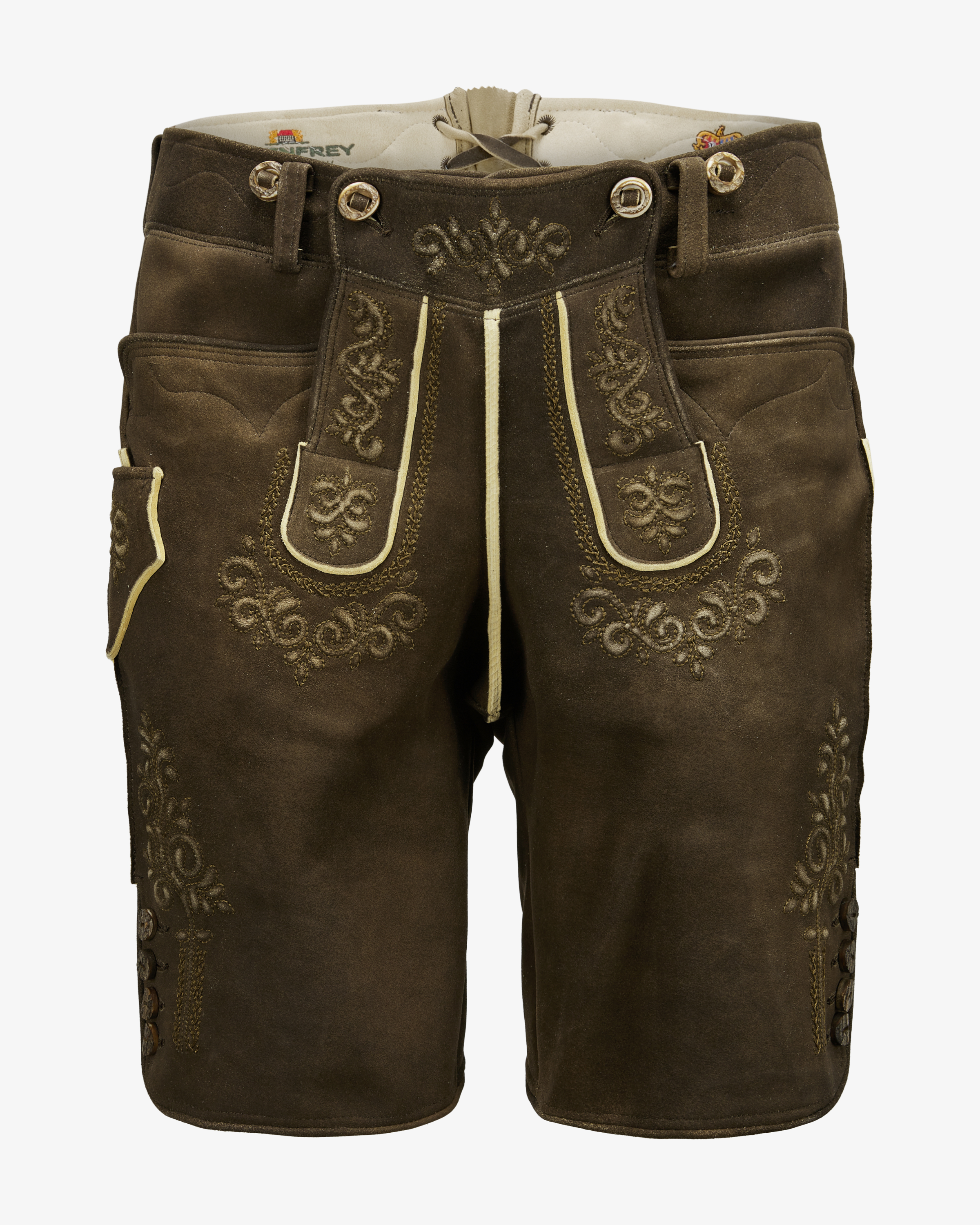 Weitenfels Lederhose aus sämisch gegerbtem Ziegenleder