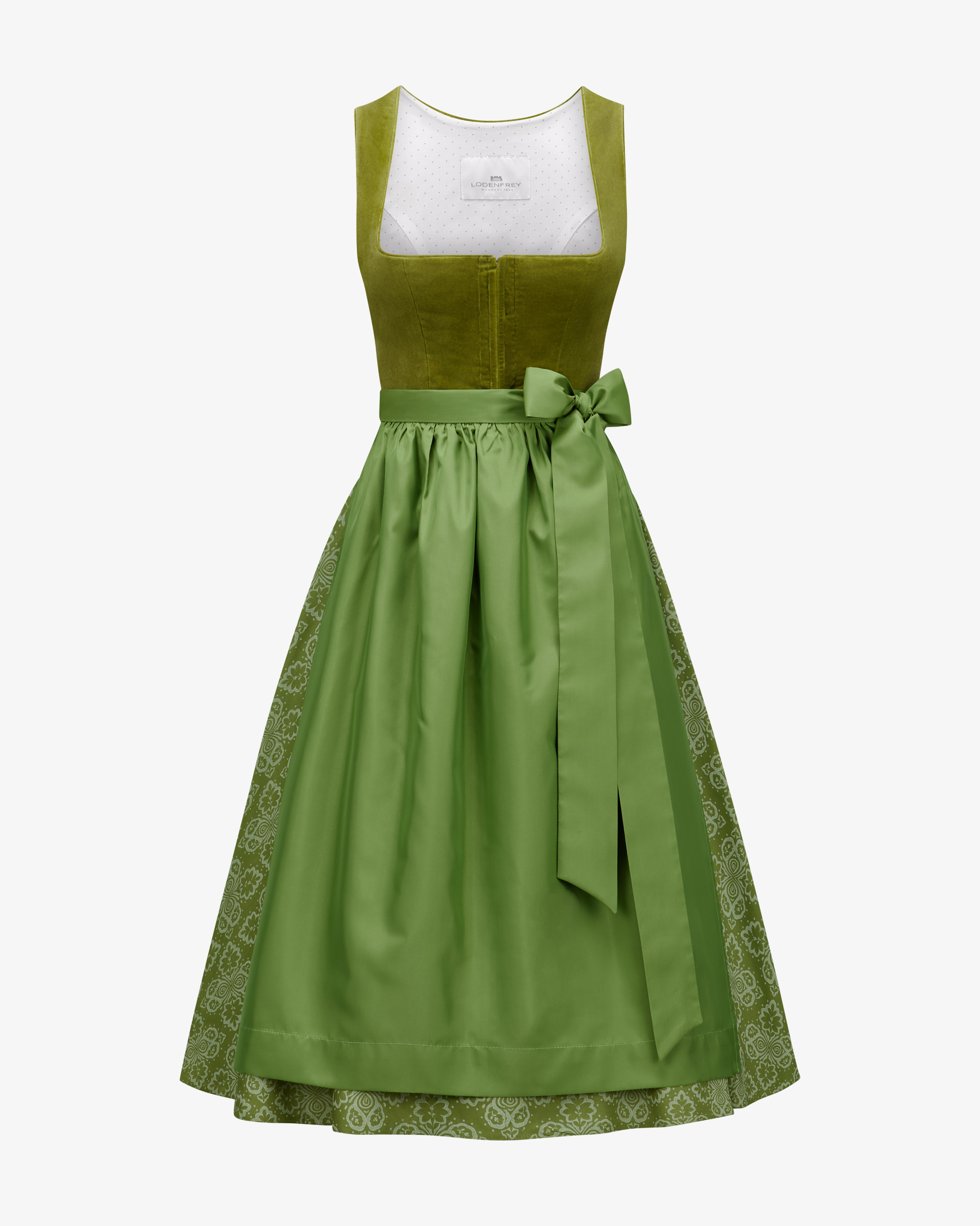 Midi-Wiesndirndl mit Schürze