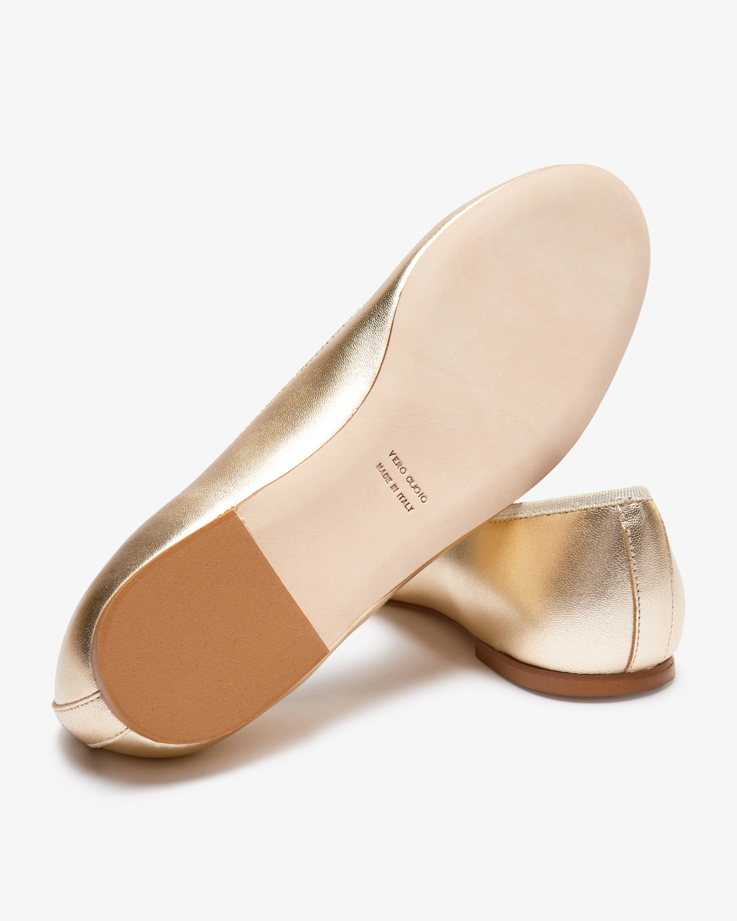 Pirlo Metallic Ballerinas 