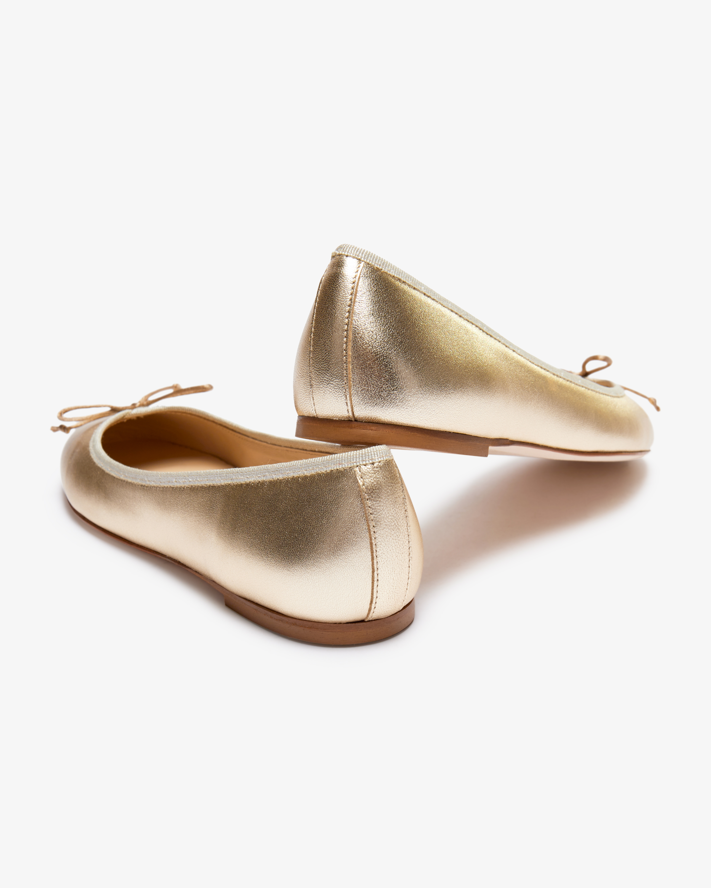 Pirlo Metallic Ballerinas 