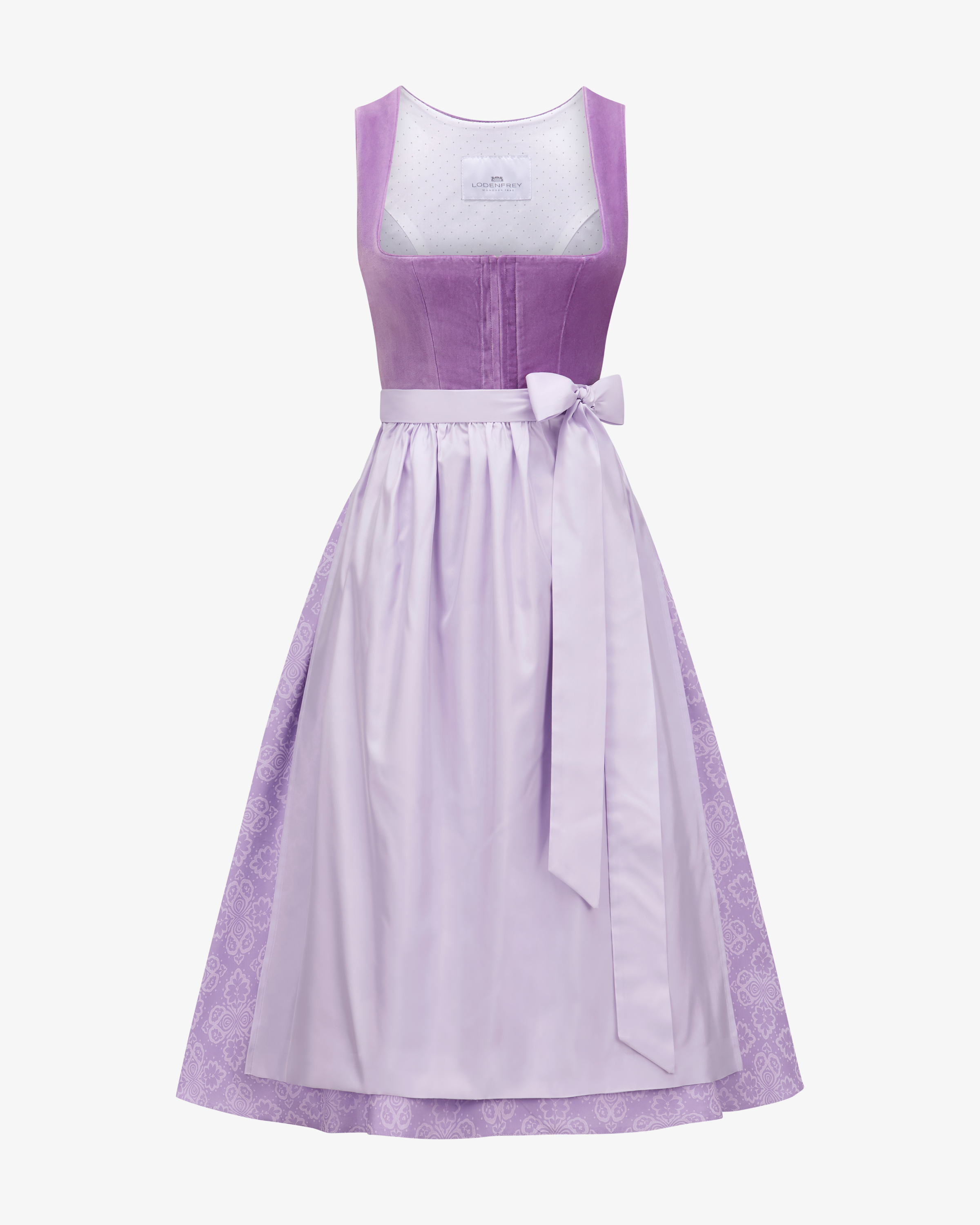 Midi-Wiesndirndl mit Schürze