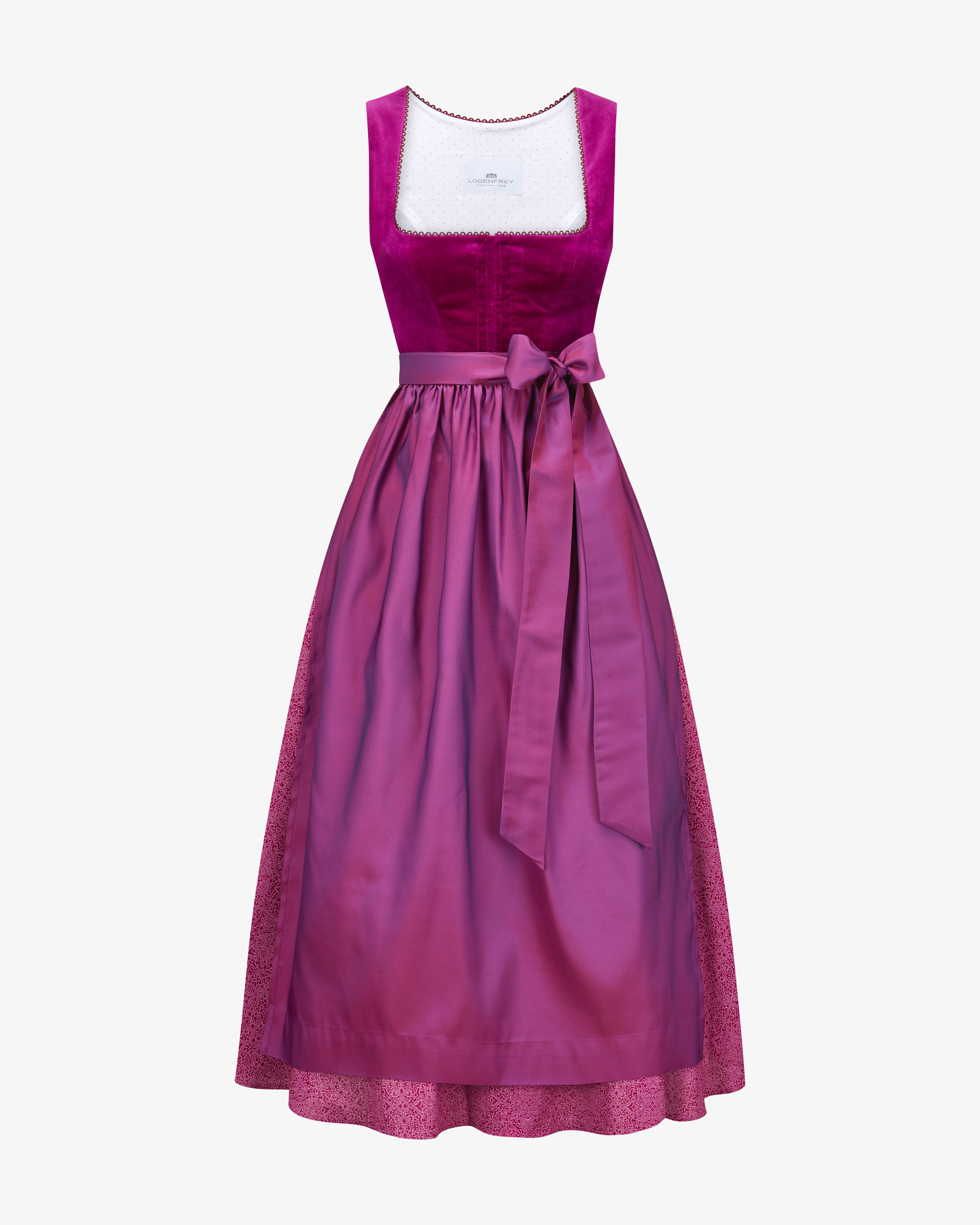 Wiesndirndl lang mit Schürze