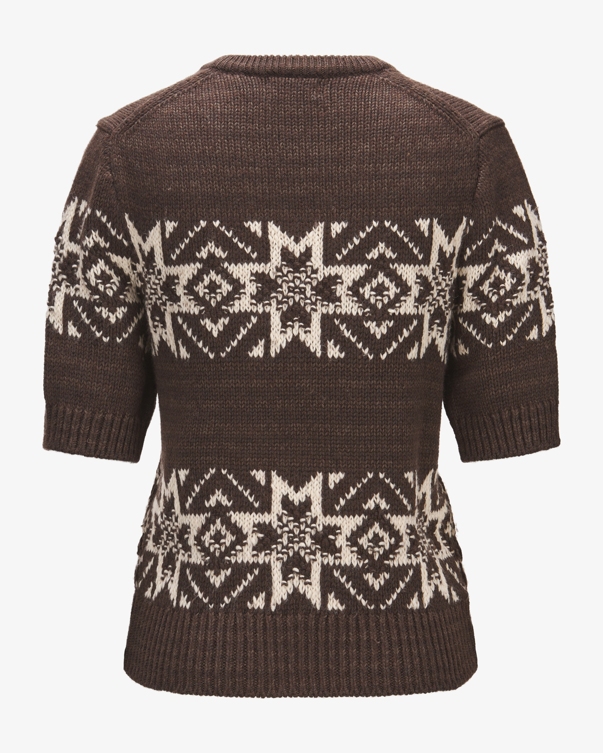 Strickshirt aus Wolle und Baumwolle