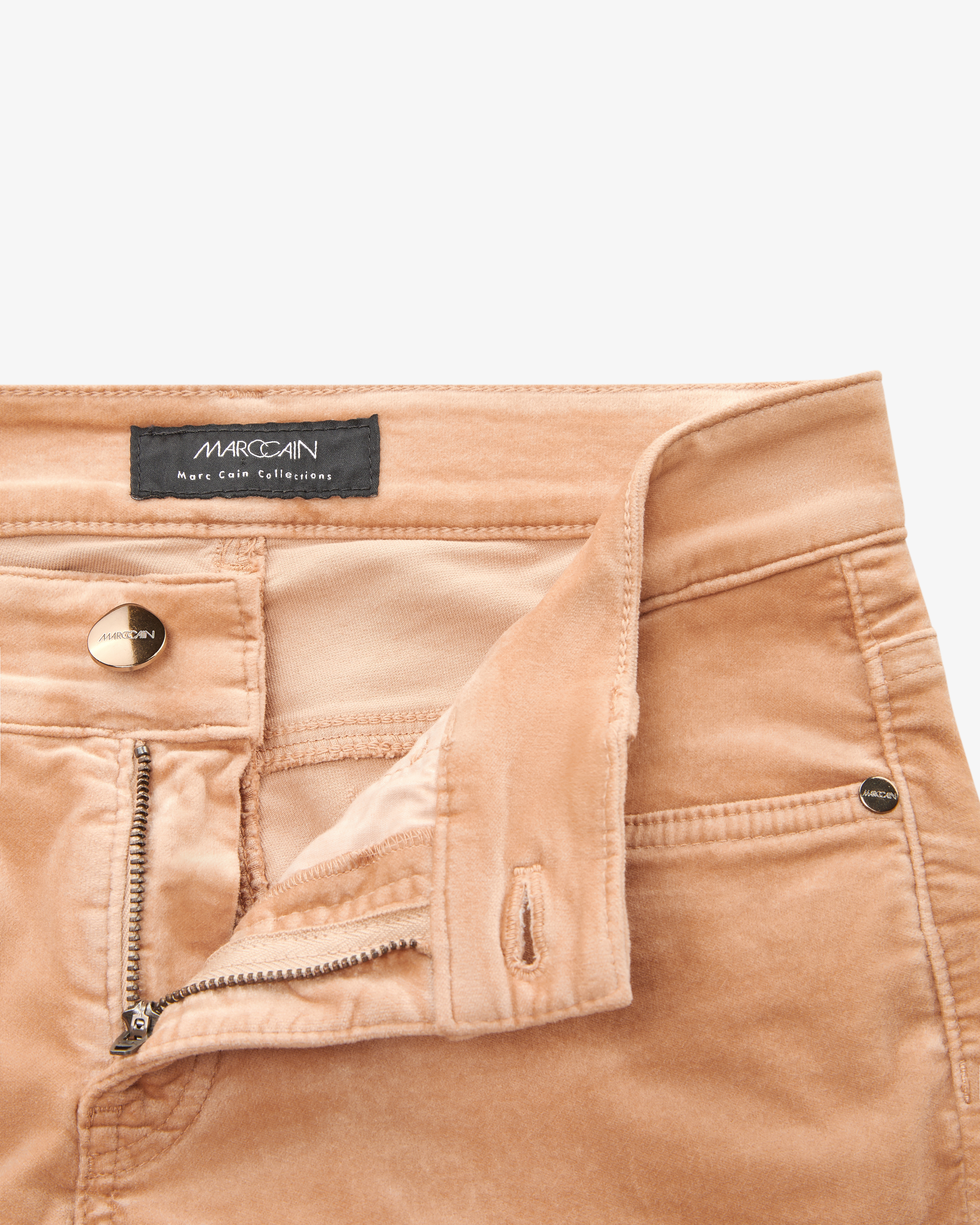 Samthose aus Baumwoll-Mix