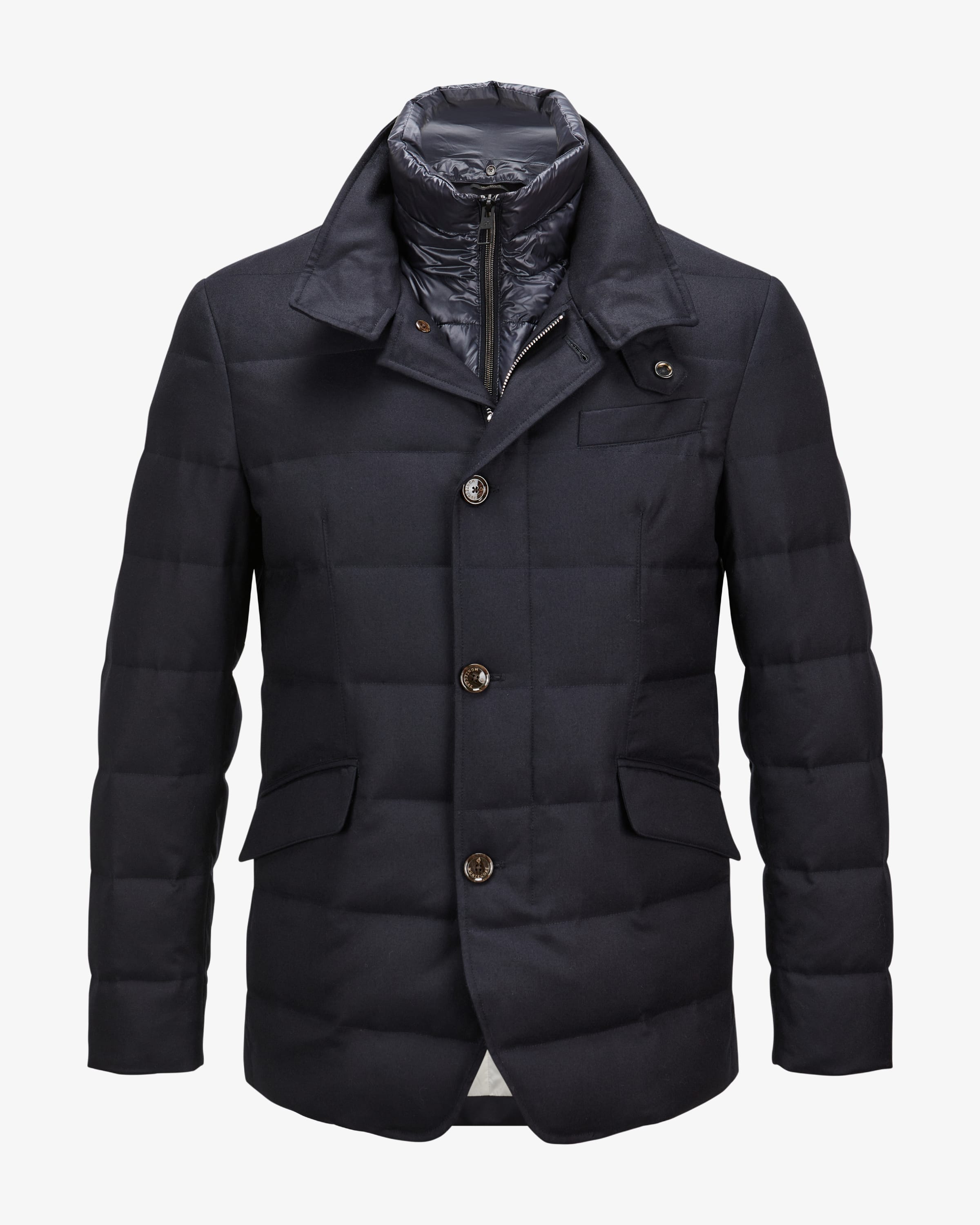Daunen-Wolljacke
