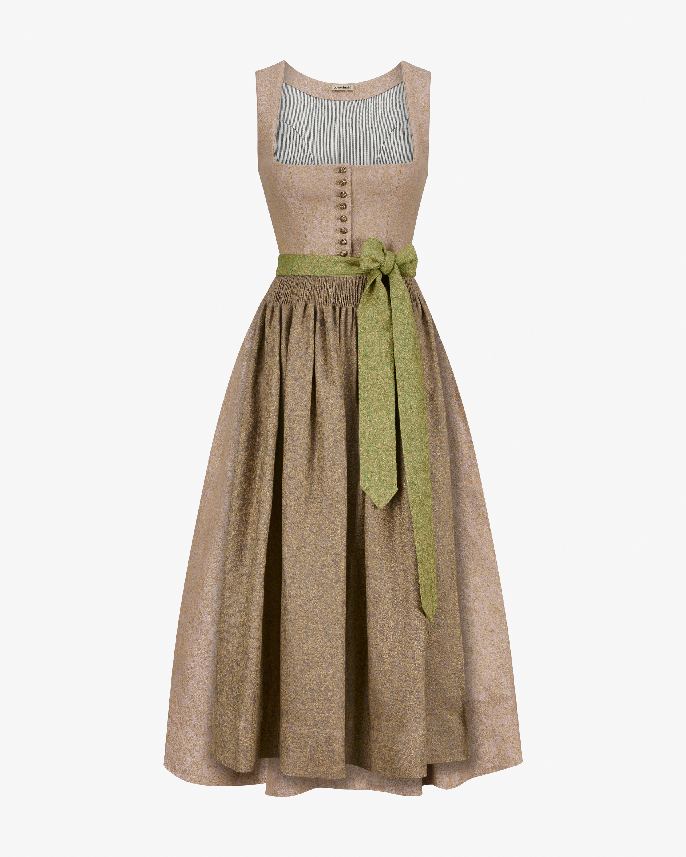 Monika Leinendirndl lang mit Schürze