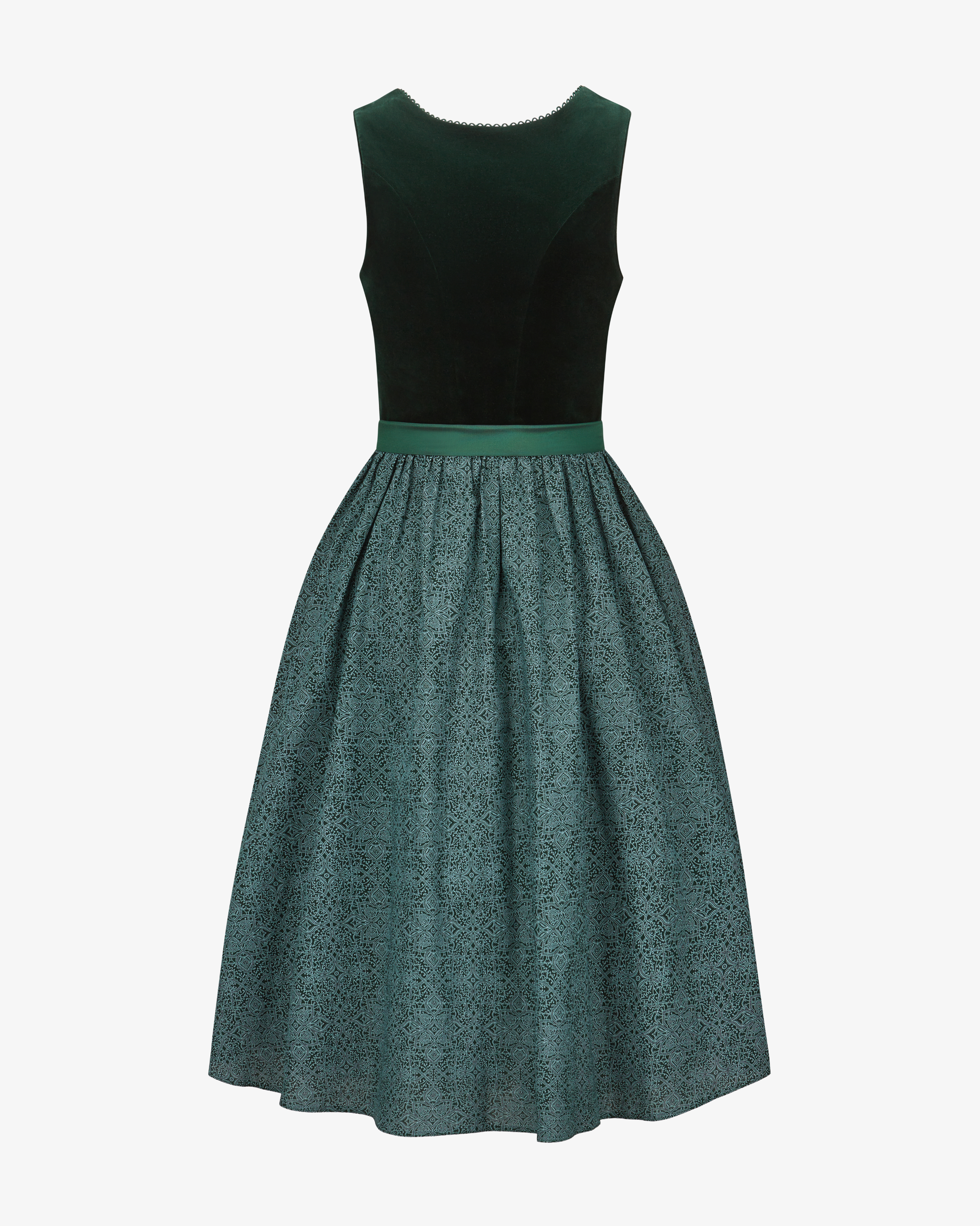 Midi-Wiesndirndl mit Schürze 