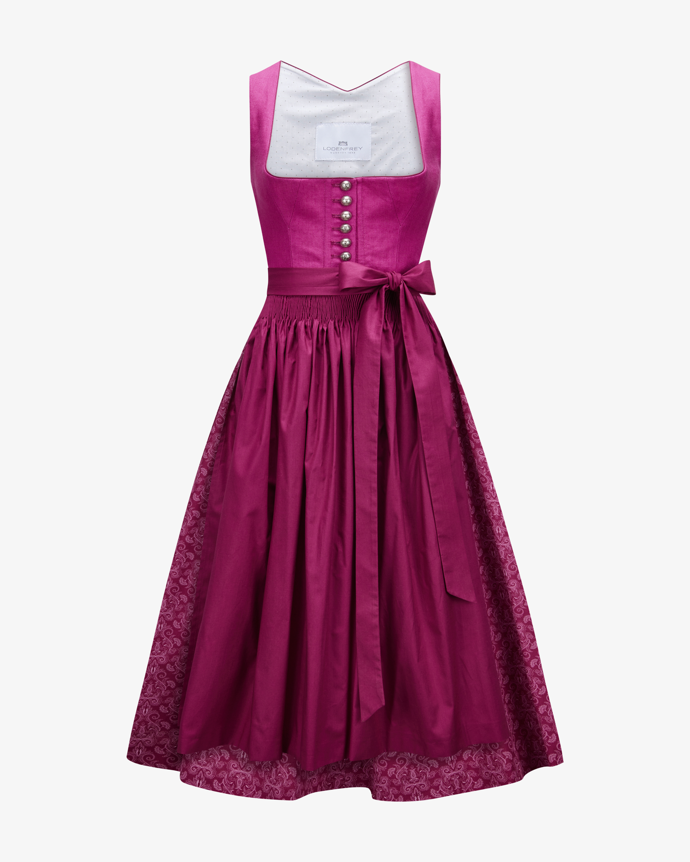 Midi-Dirndl mit Schürze