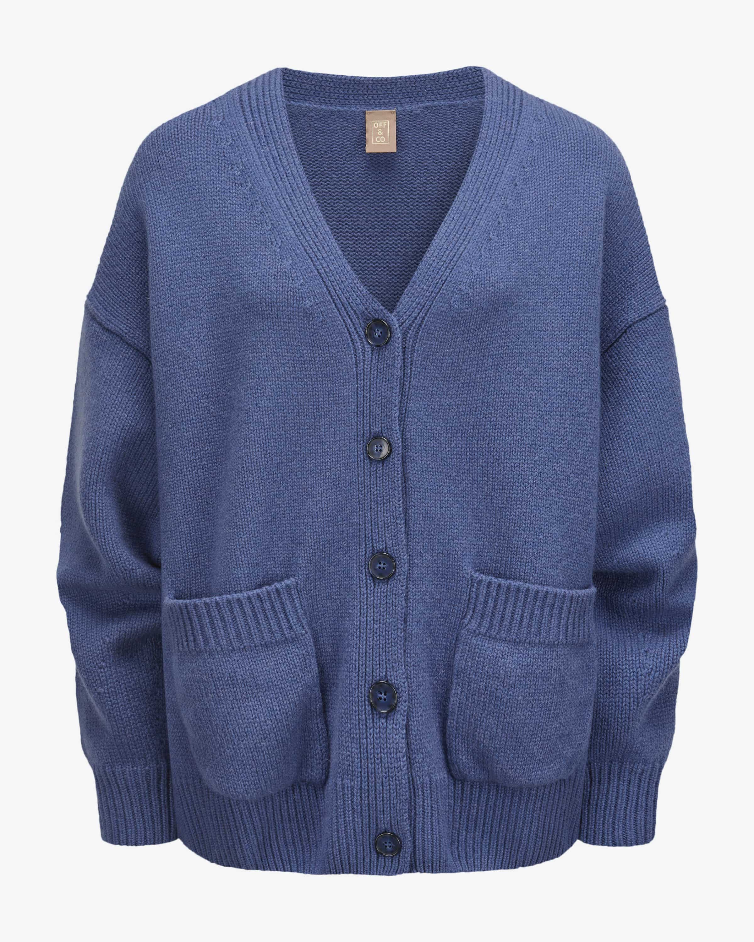 Cashmere-Strickjacke
