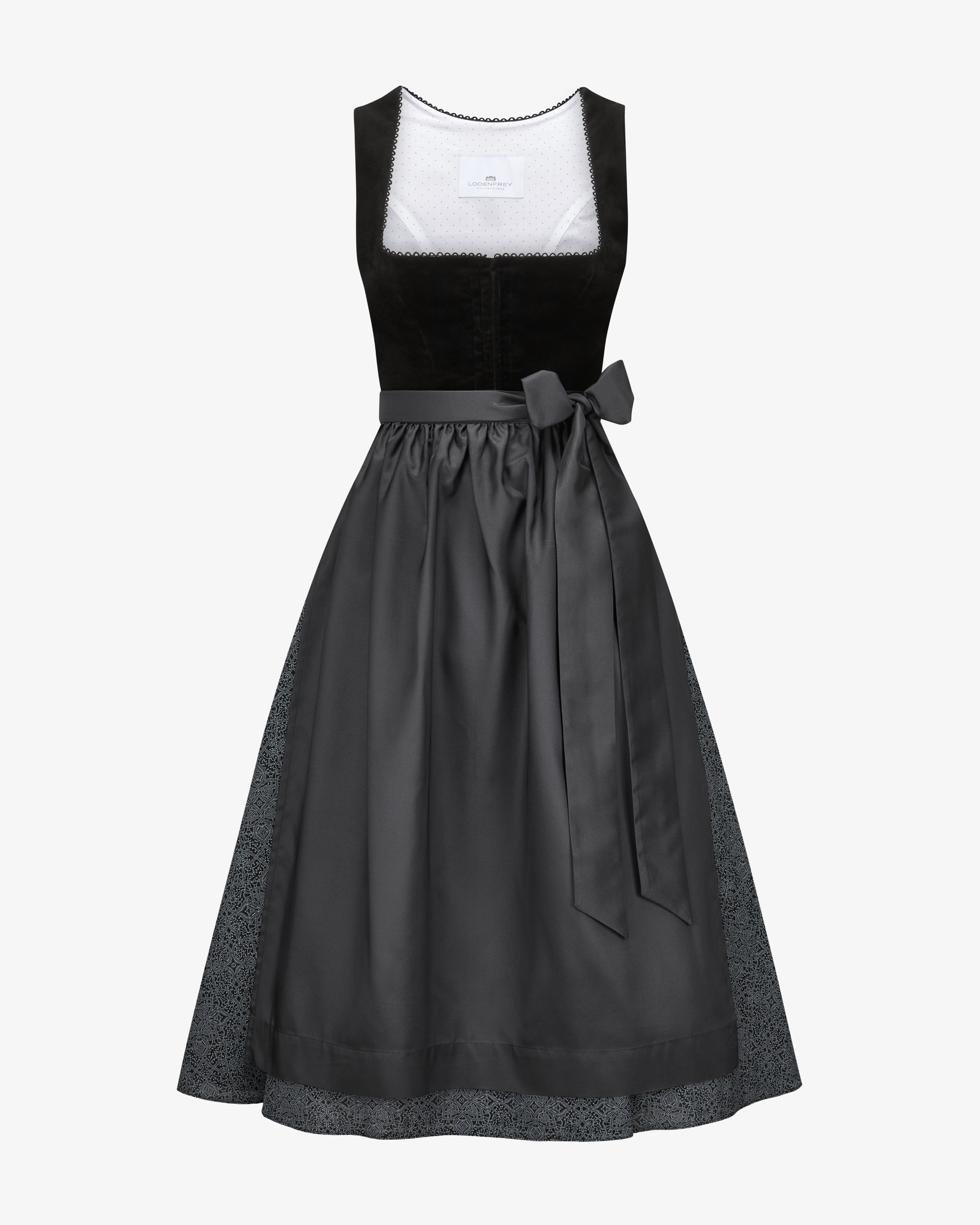 Midi-Wiesndirndl mit Schürze