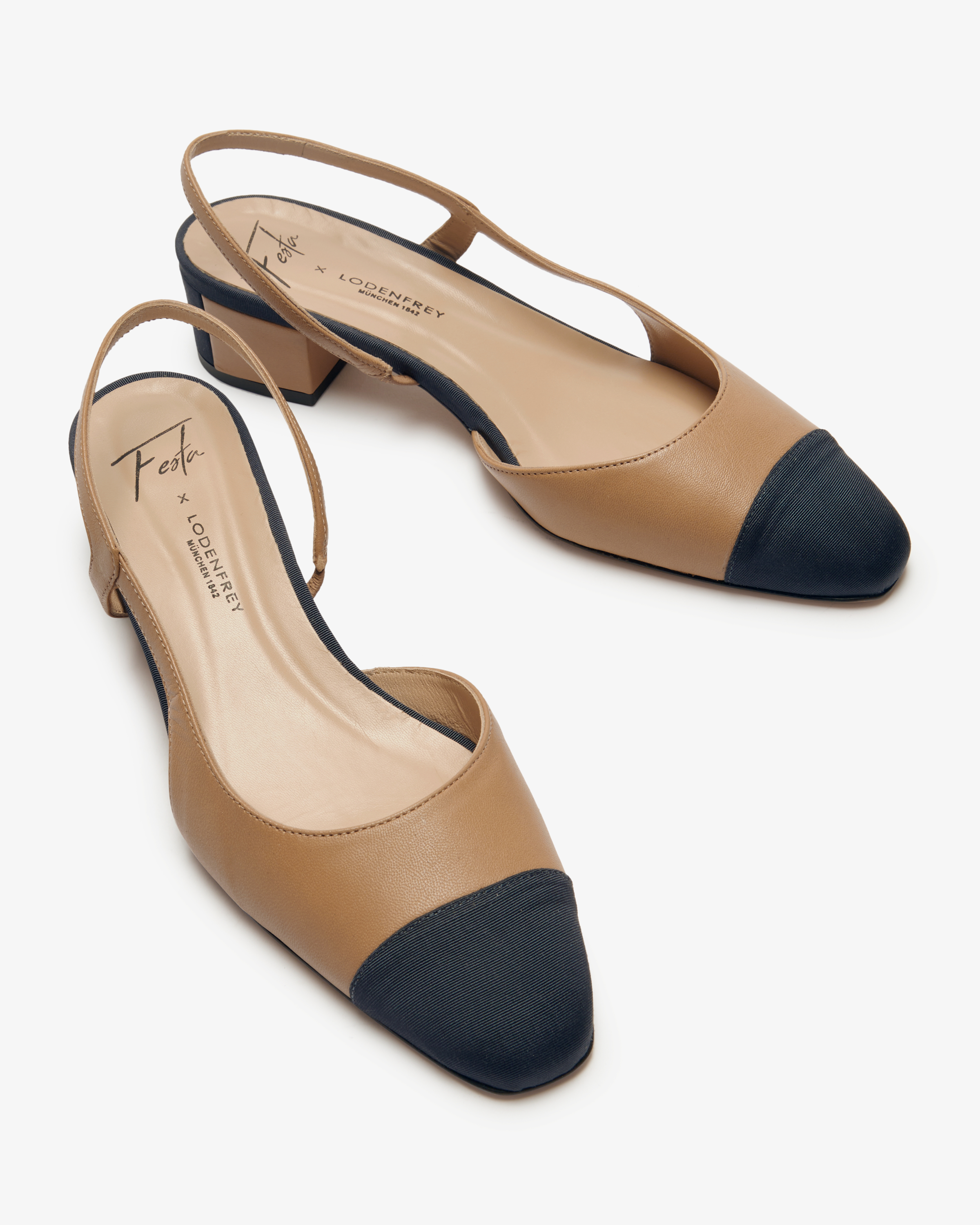 x LODENFREY Rosette Slingback-Pumps