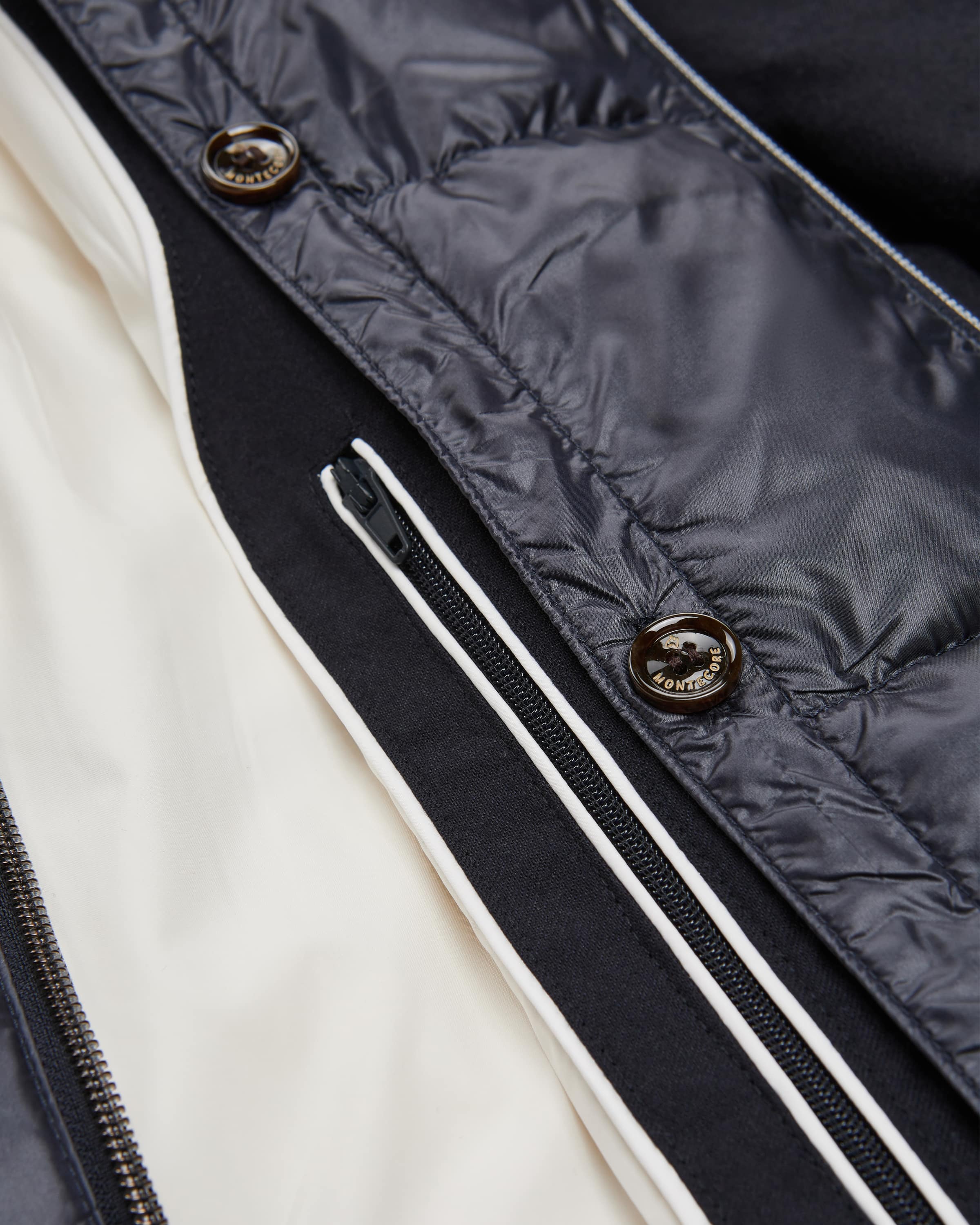 Daunen-Wolljacke 