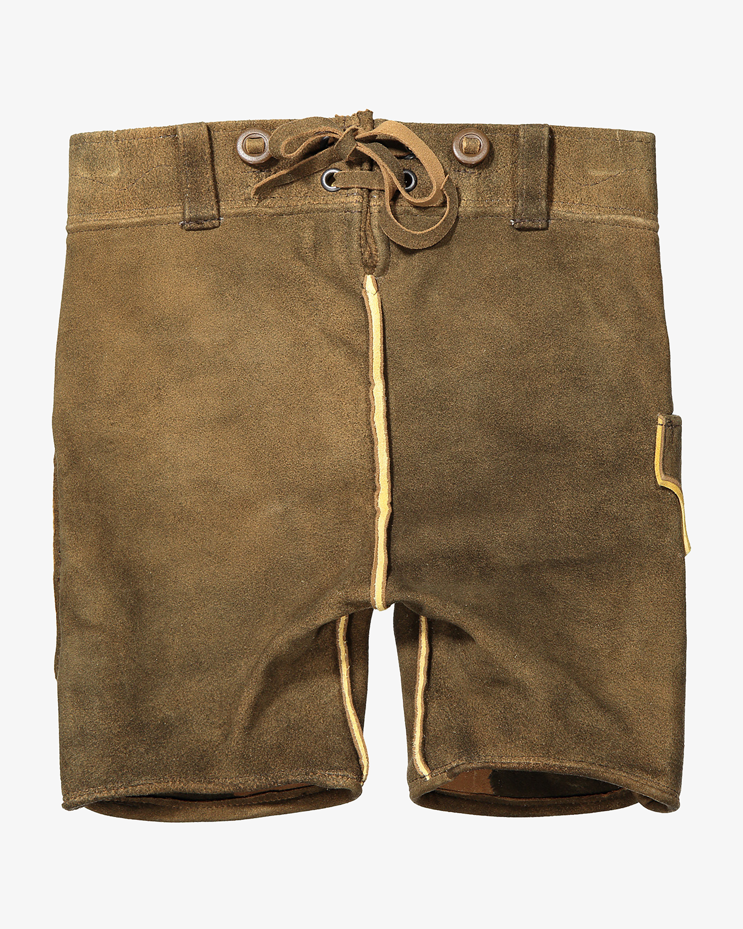 Loisachtal Lederhose kurz aus Ziegenleder