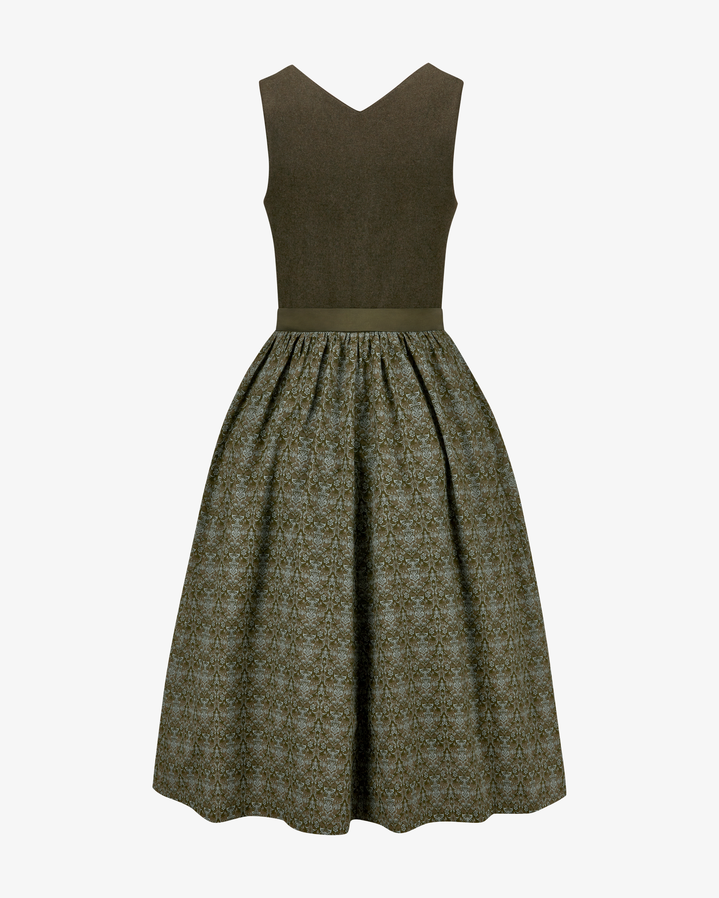 Dirndl lang mit Schürze