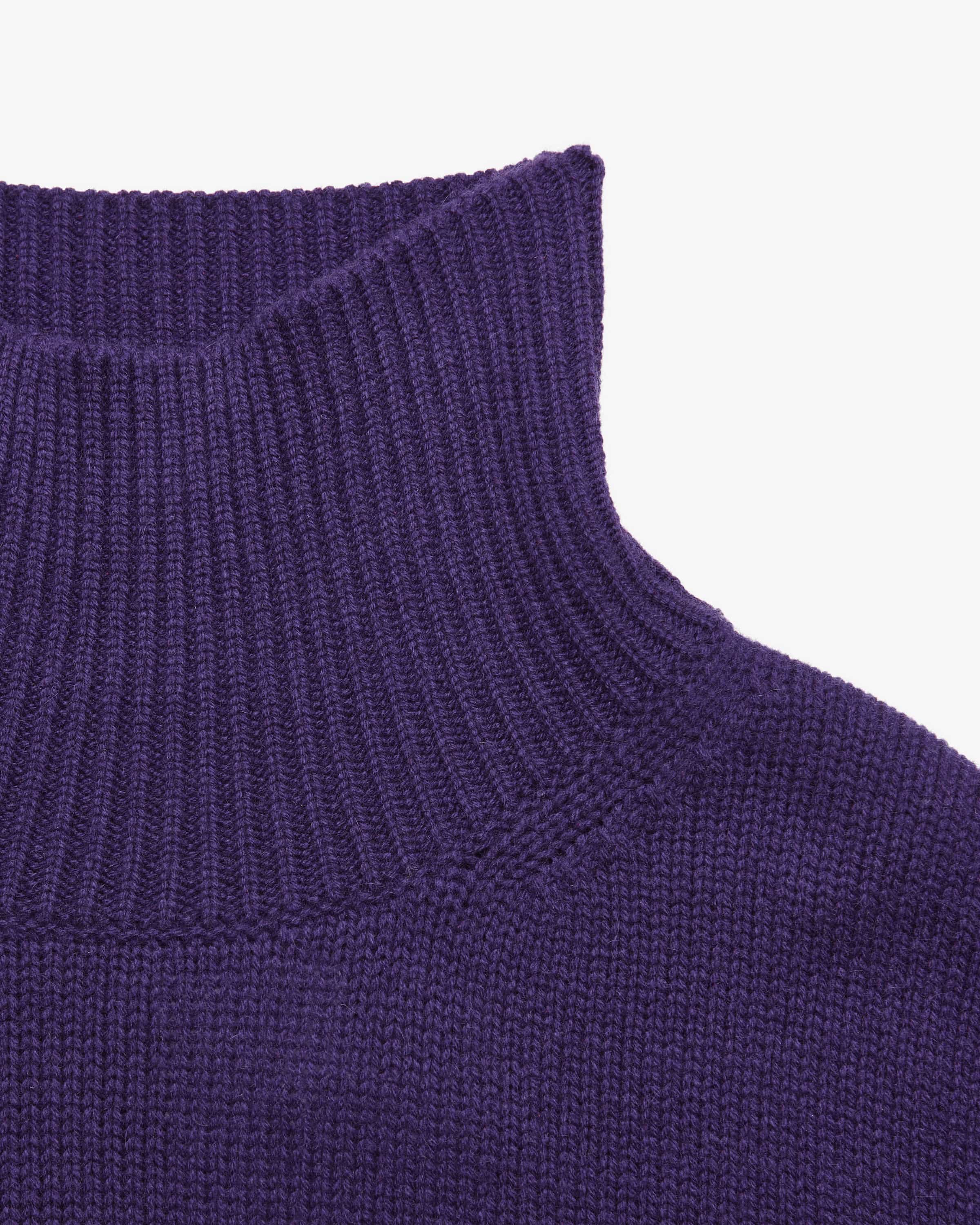 Cashmere-Stehkragenpullover