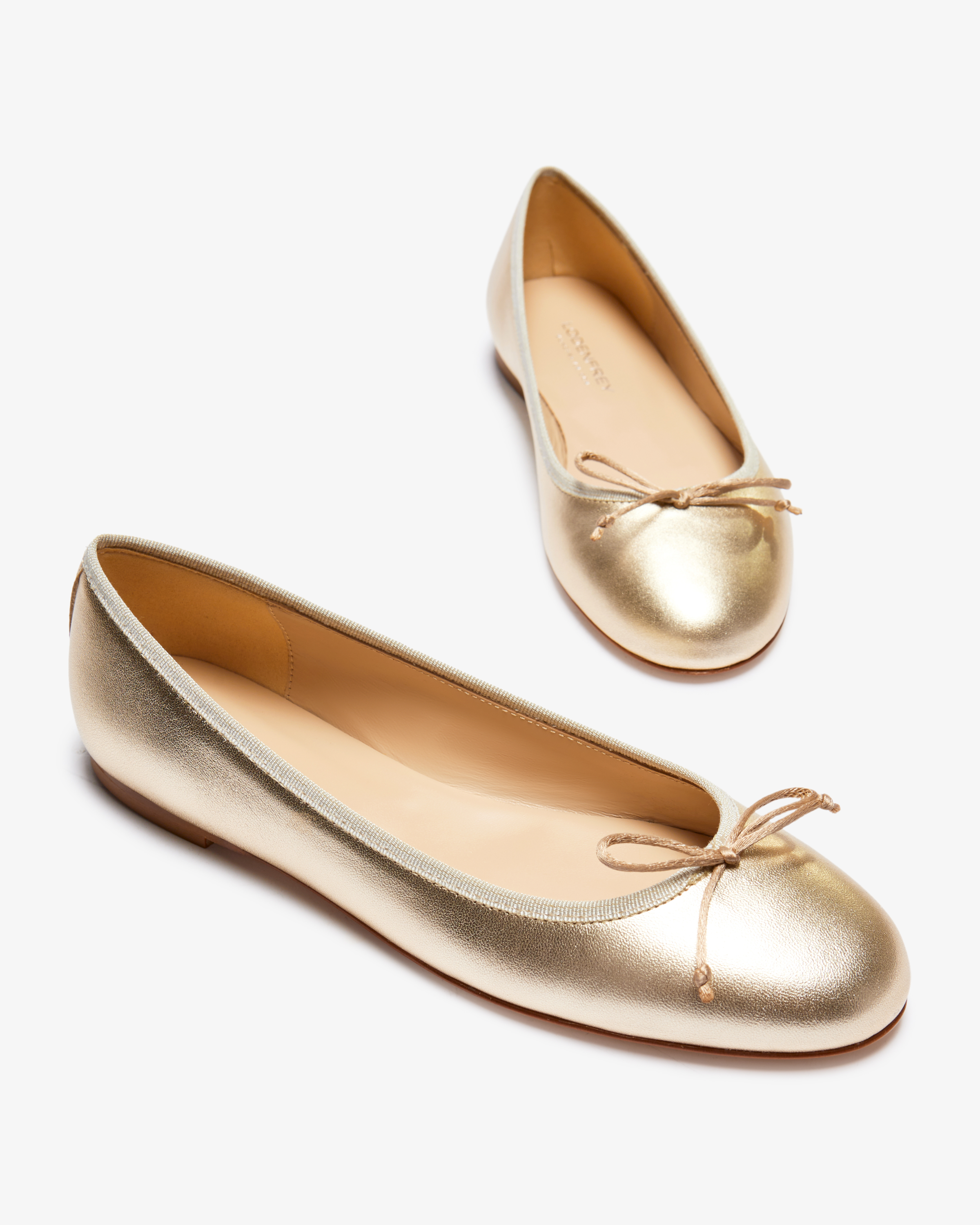 Pirlo Metallic Ballerinas