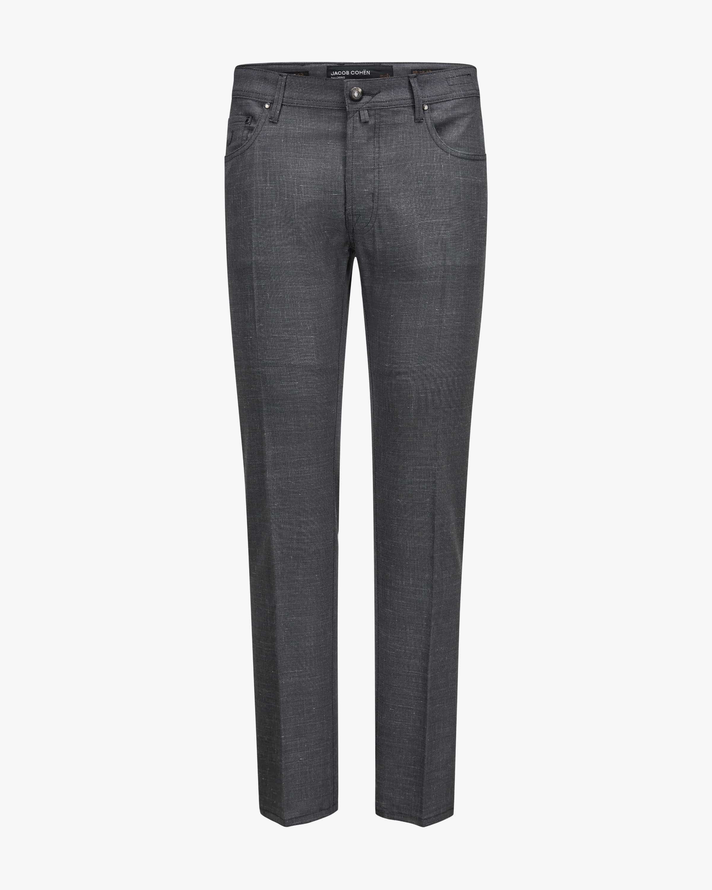 Bard Hose aus Schurwolle-Leinen-Mix Slim Fit
