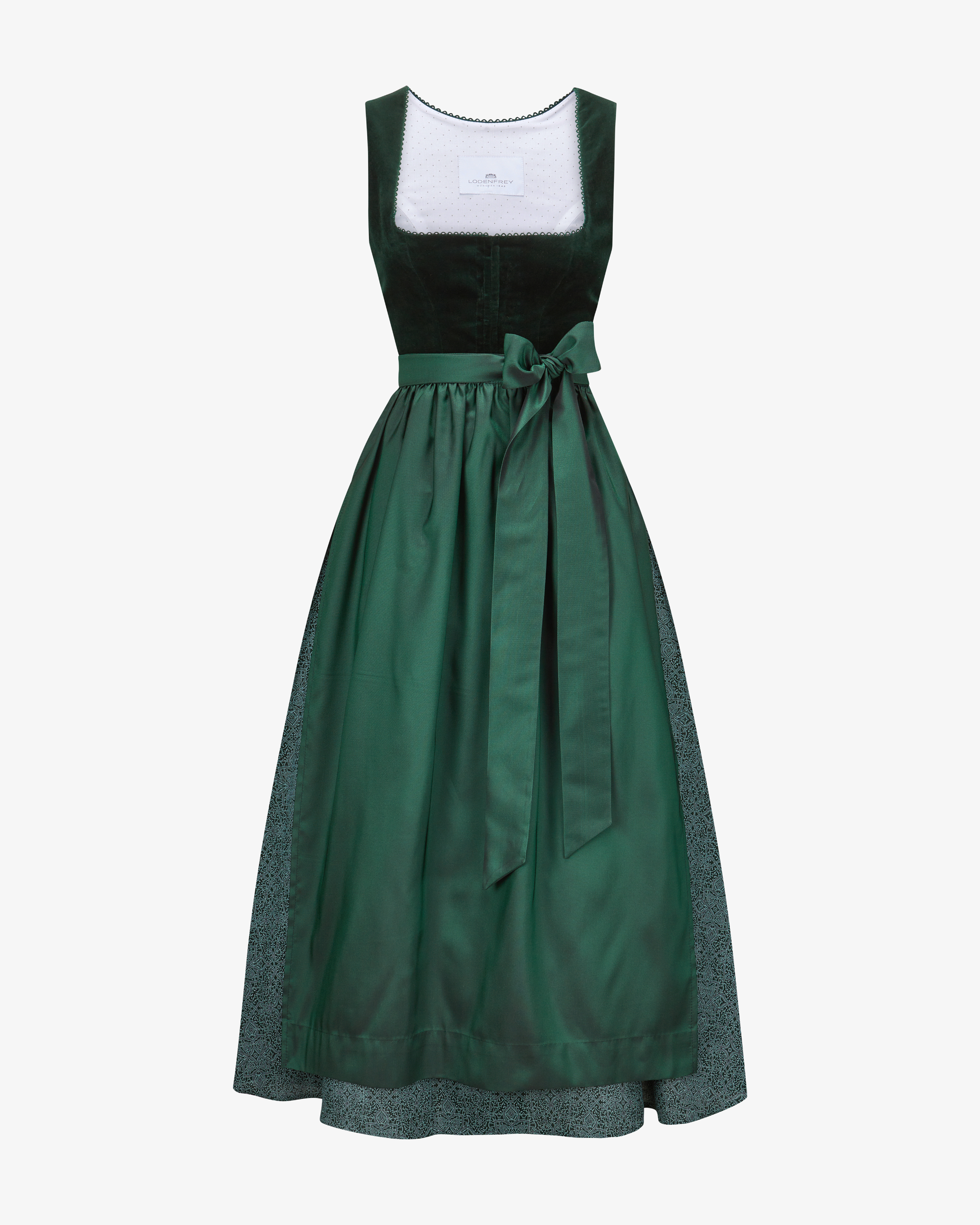 Wiesndirndl lang mit Schürze