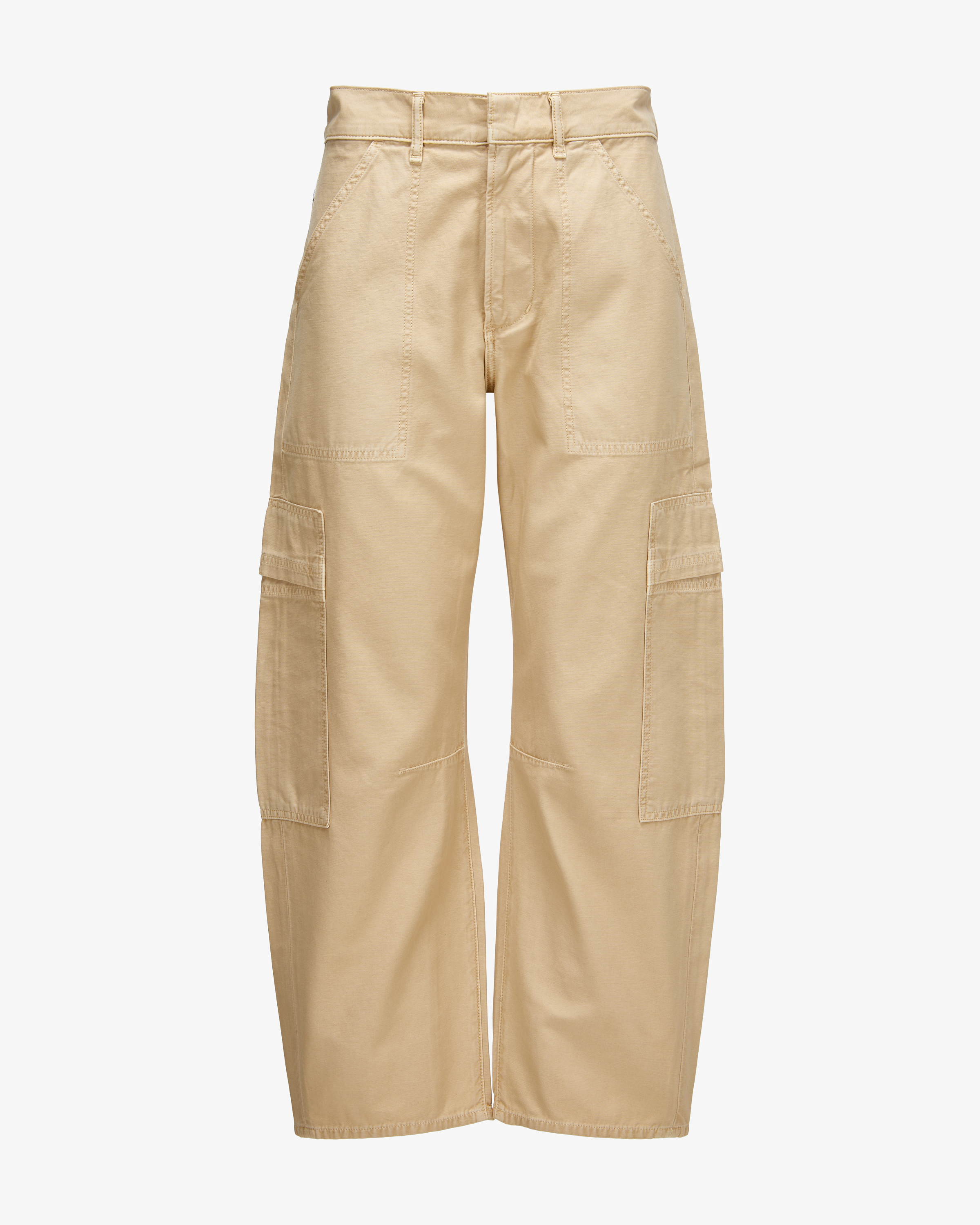 Marcelle 7/8-Cargohose Low Slung aus Baumwolle