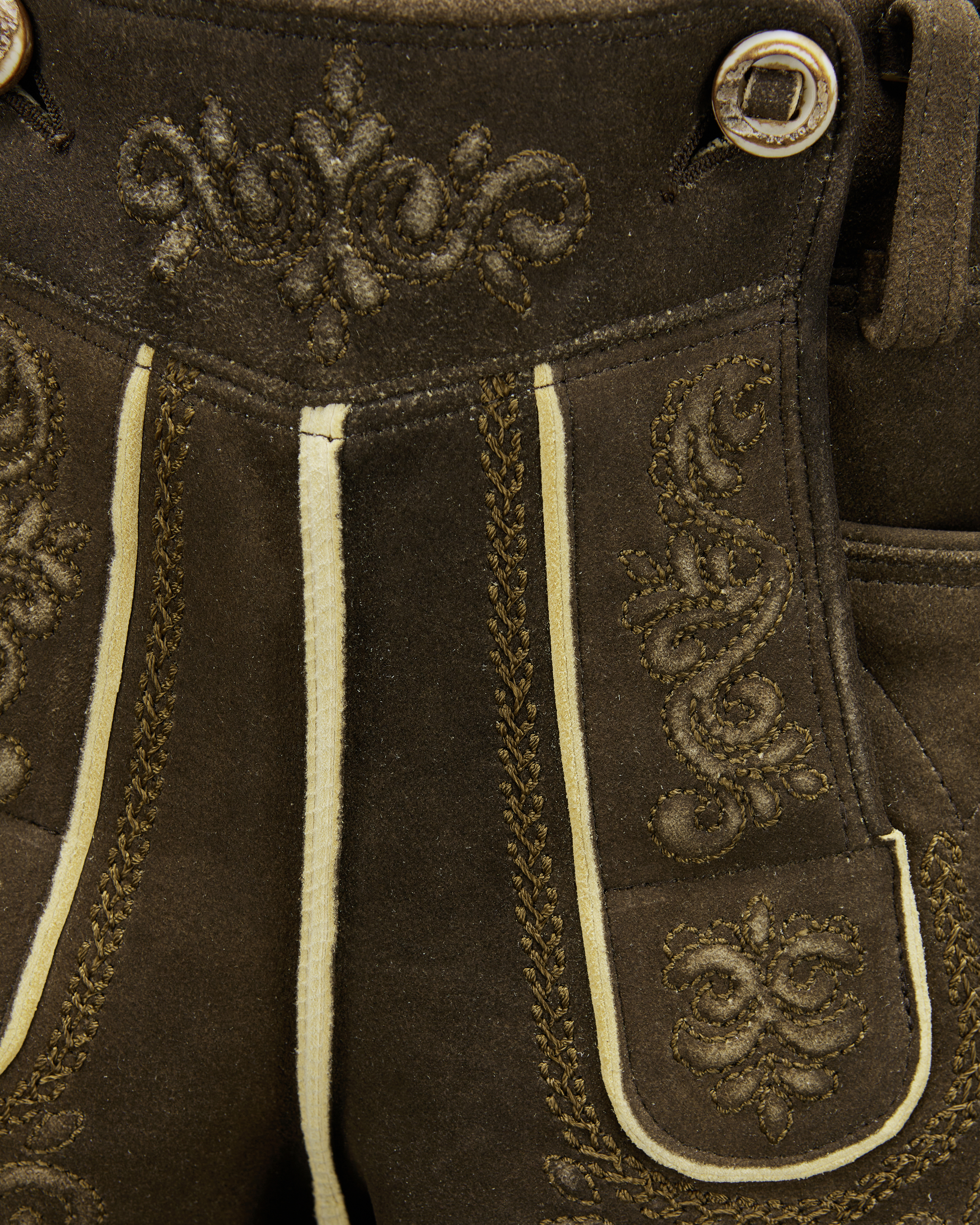 Weitenfels Lederhose aus sämisch gegerbtem Ziegenleder