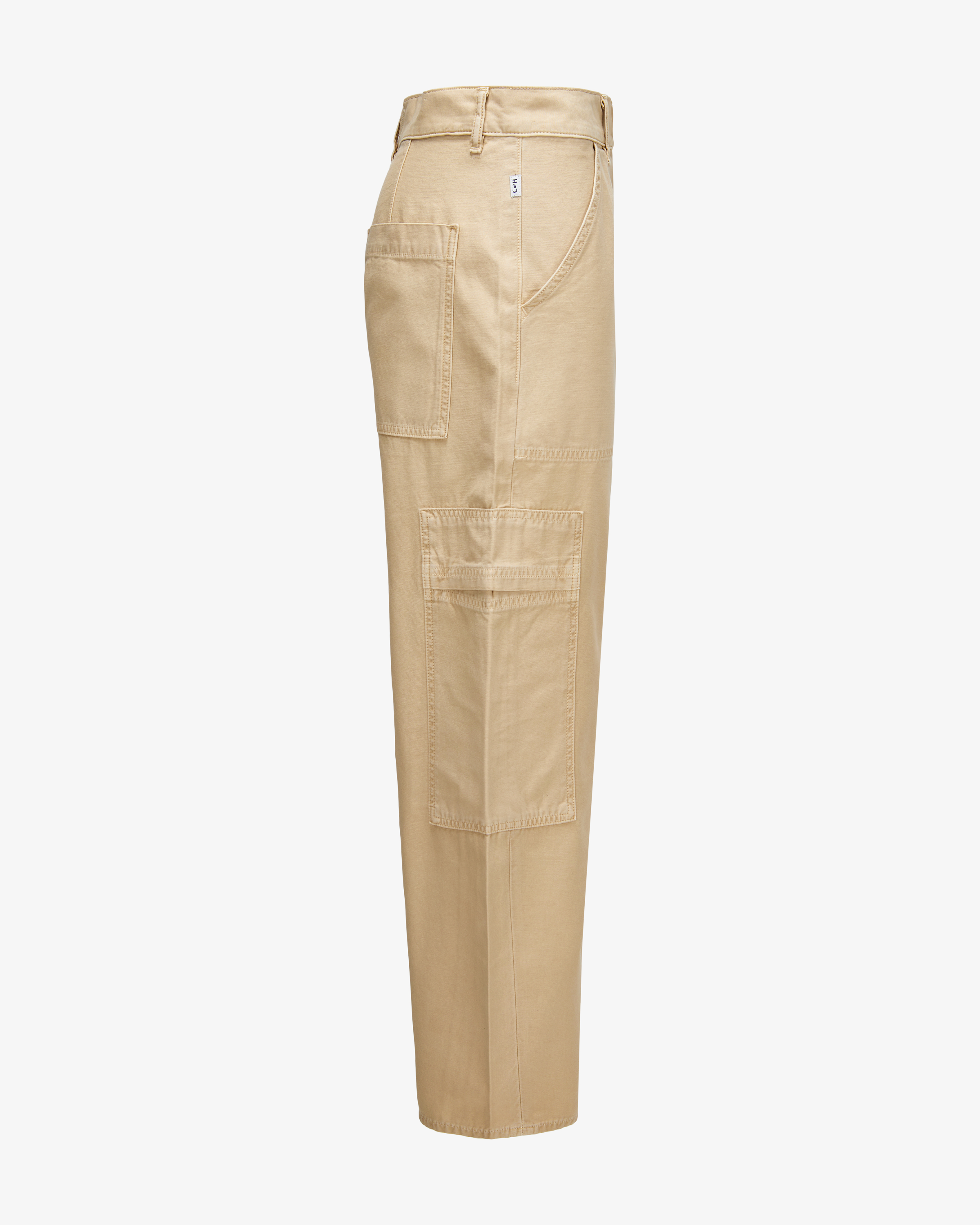 Marcelle 7/8-Cargohose Low Slung aus Baumwolle