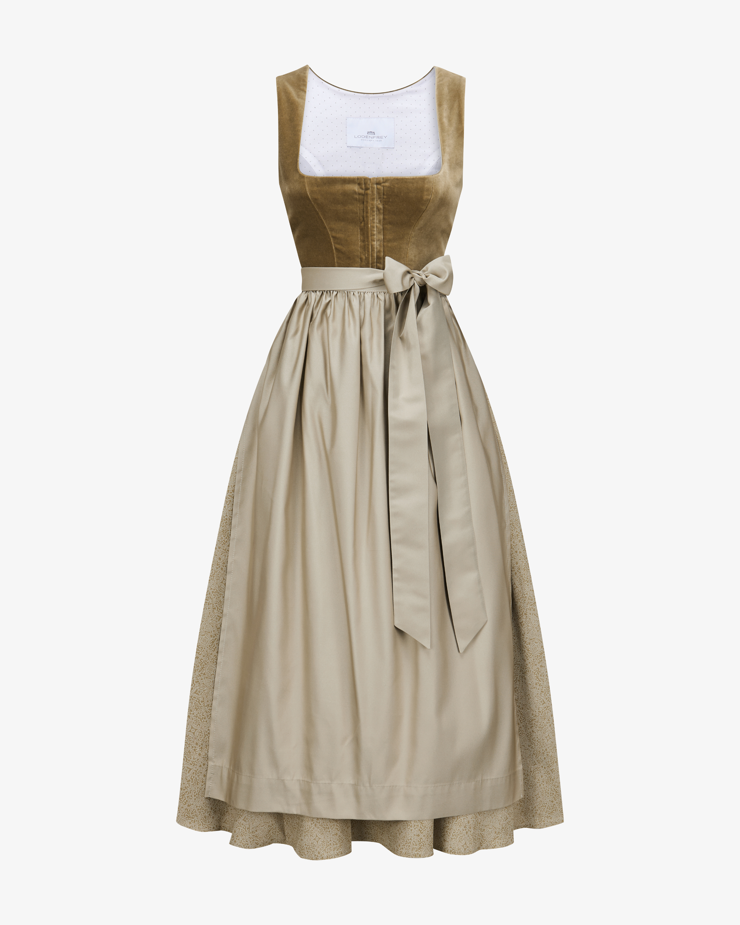 Wiesndirndl lang mit Schürze