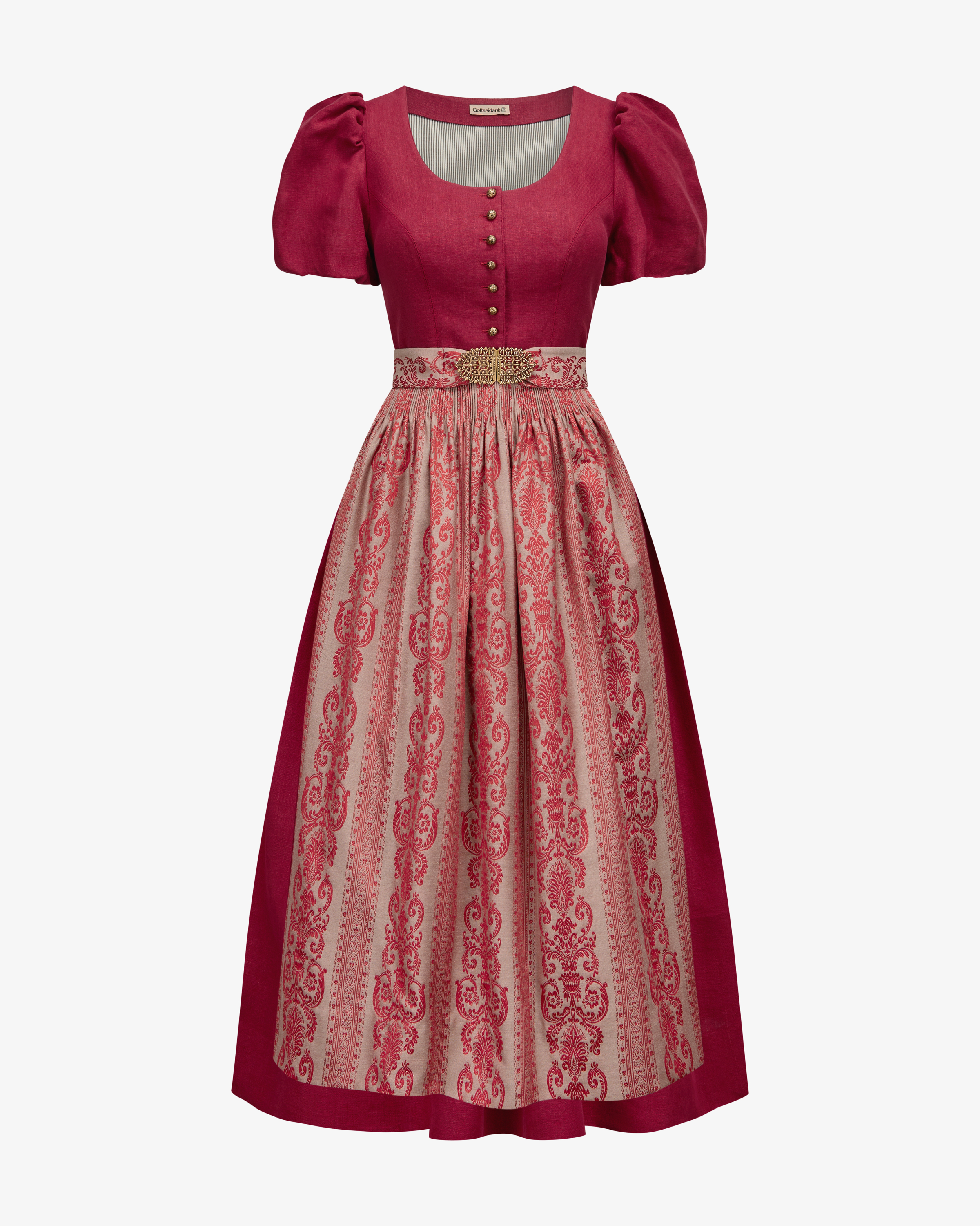 Margret Dirndl lang mit Schürze