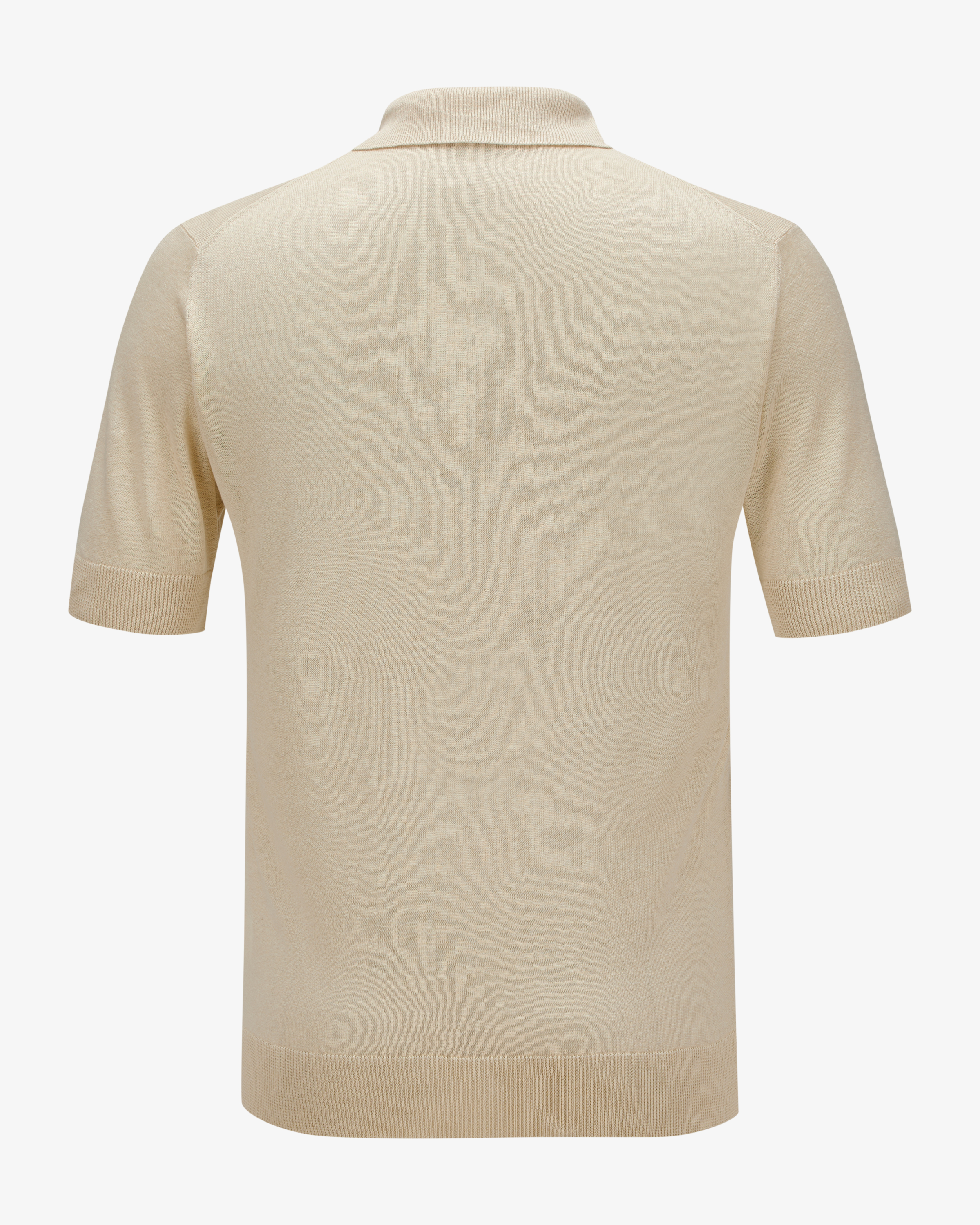 Seiden-Leinen-Poloshirt
